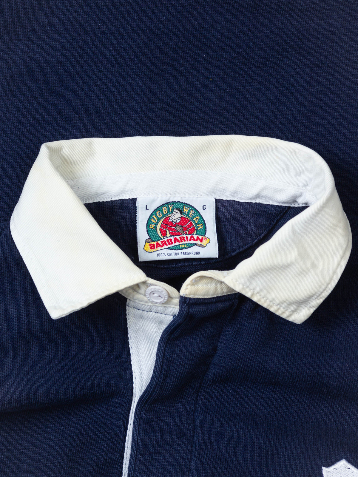 Vtg 1990s Toronto Maple Leafs Rugby Shirt - Made in Canada (L)