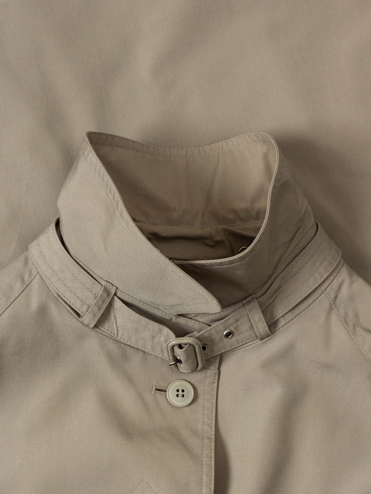 Vtg 1980s Raglan Trench Coat (Women's L)
