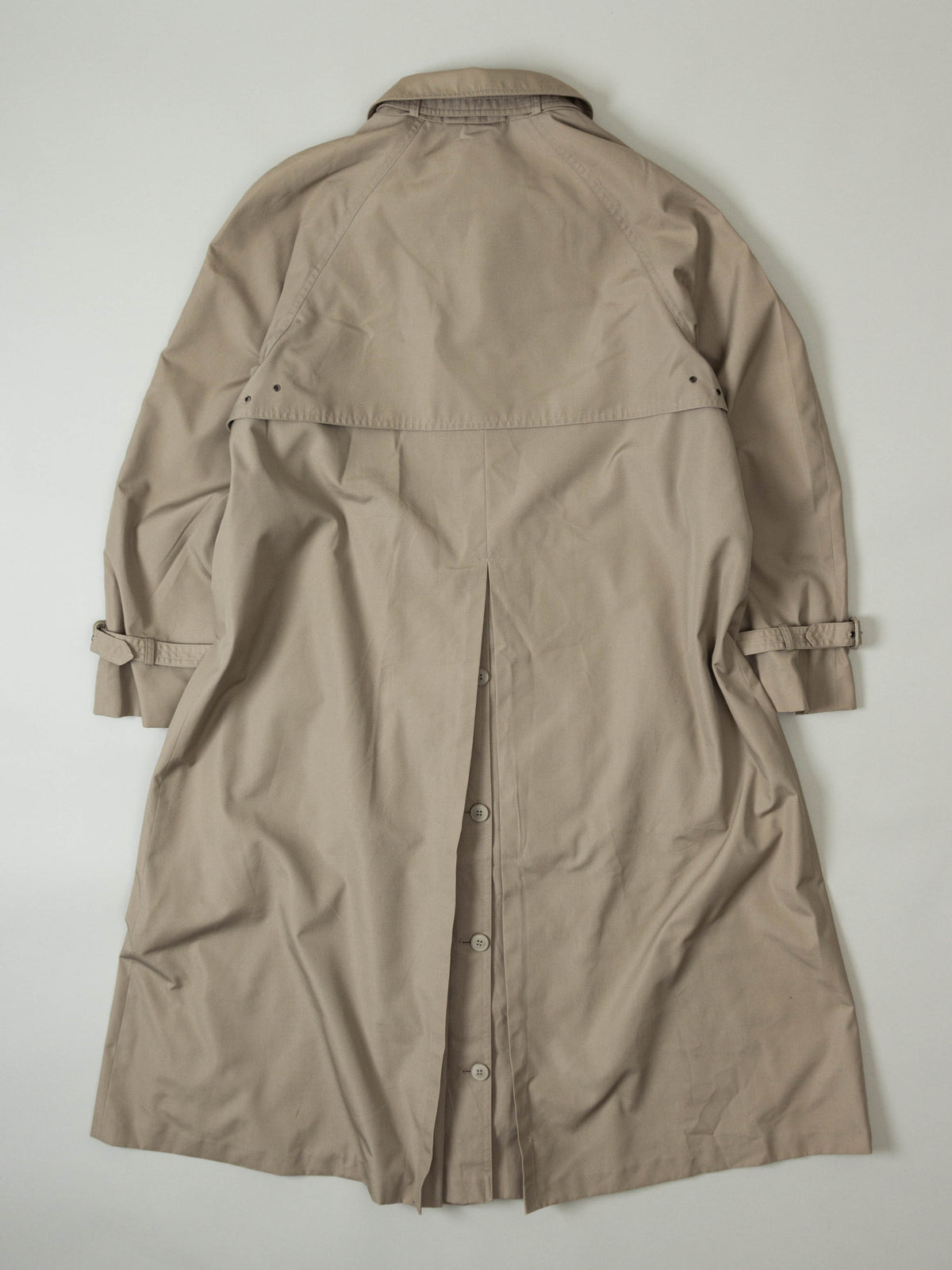 Vtg 1980s Raglan Trench Coat (Women's L)