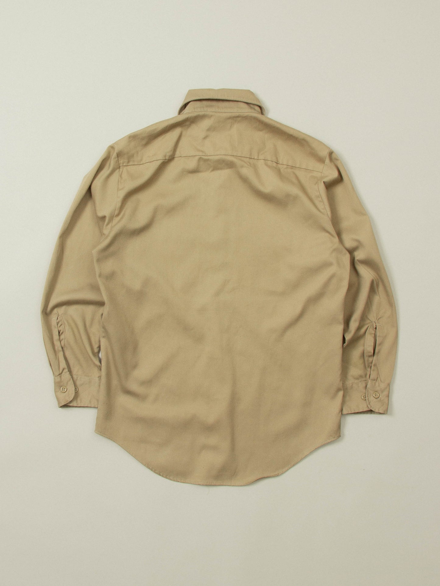 Vtg 1970s Big Mac Khaki Shirt (S)