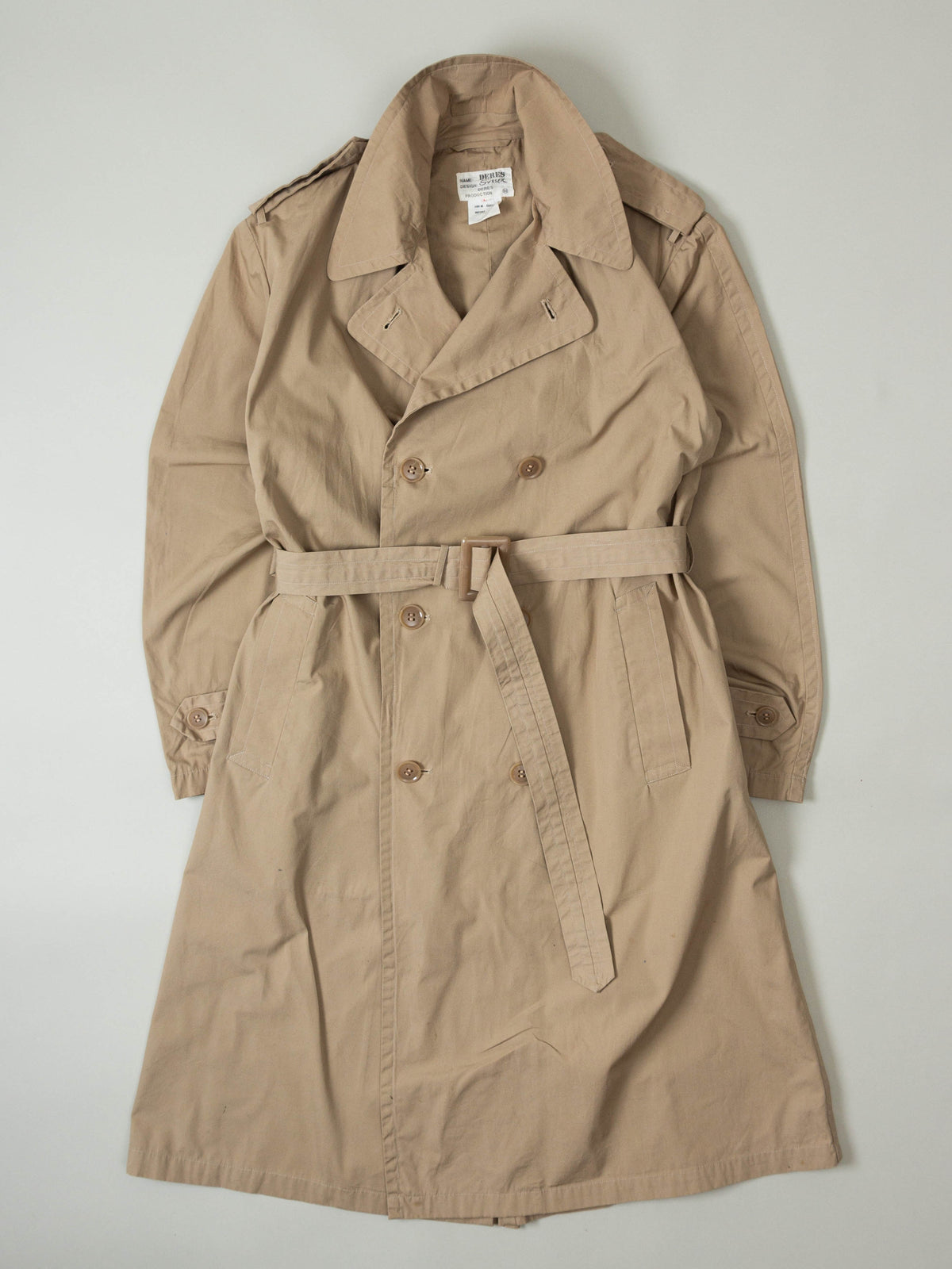 Vtg 1980s 'Deres' Trench Coat (L)