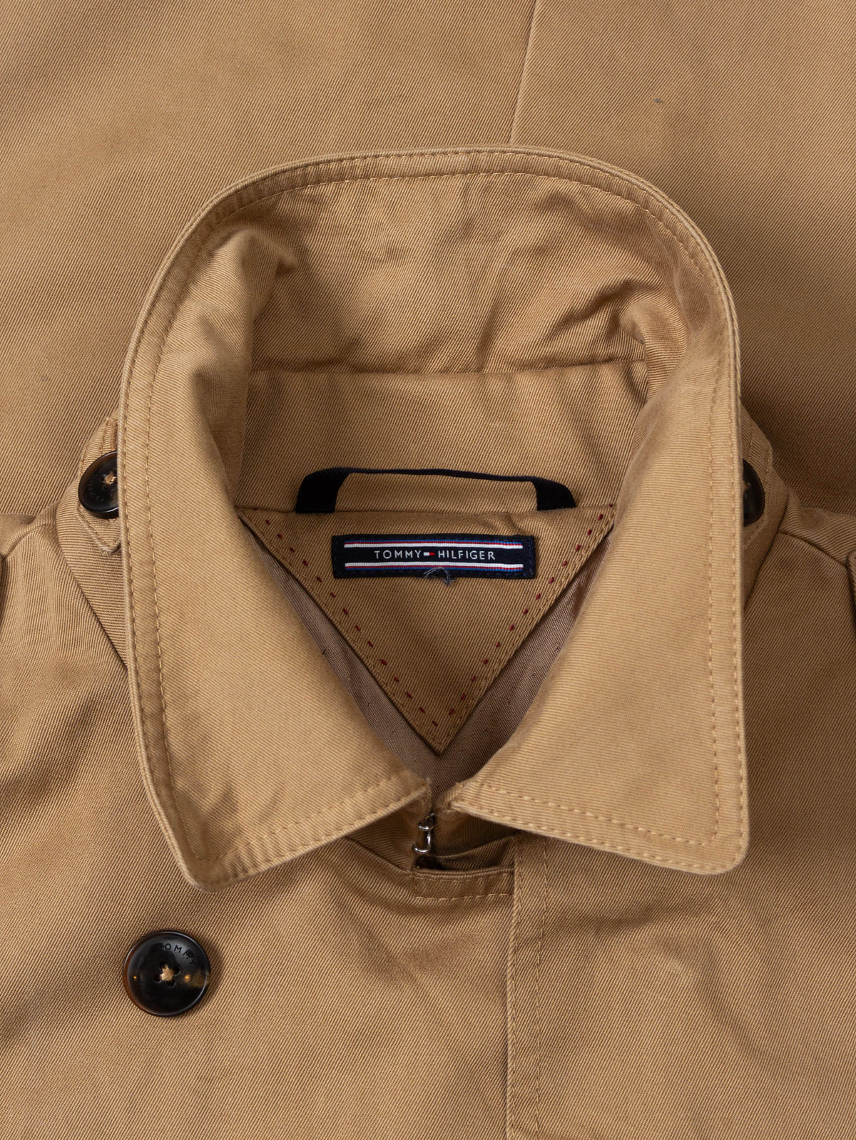 2000s Tommy Hilfiger Women's Trenchcoat (M)
