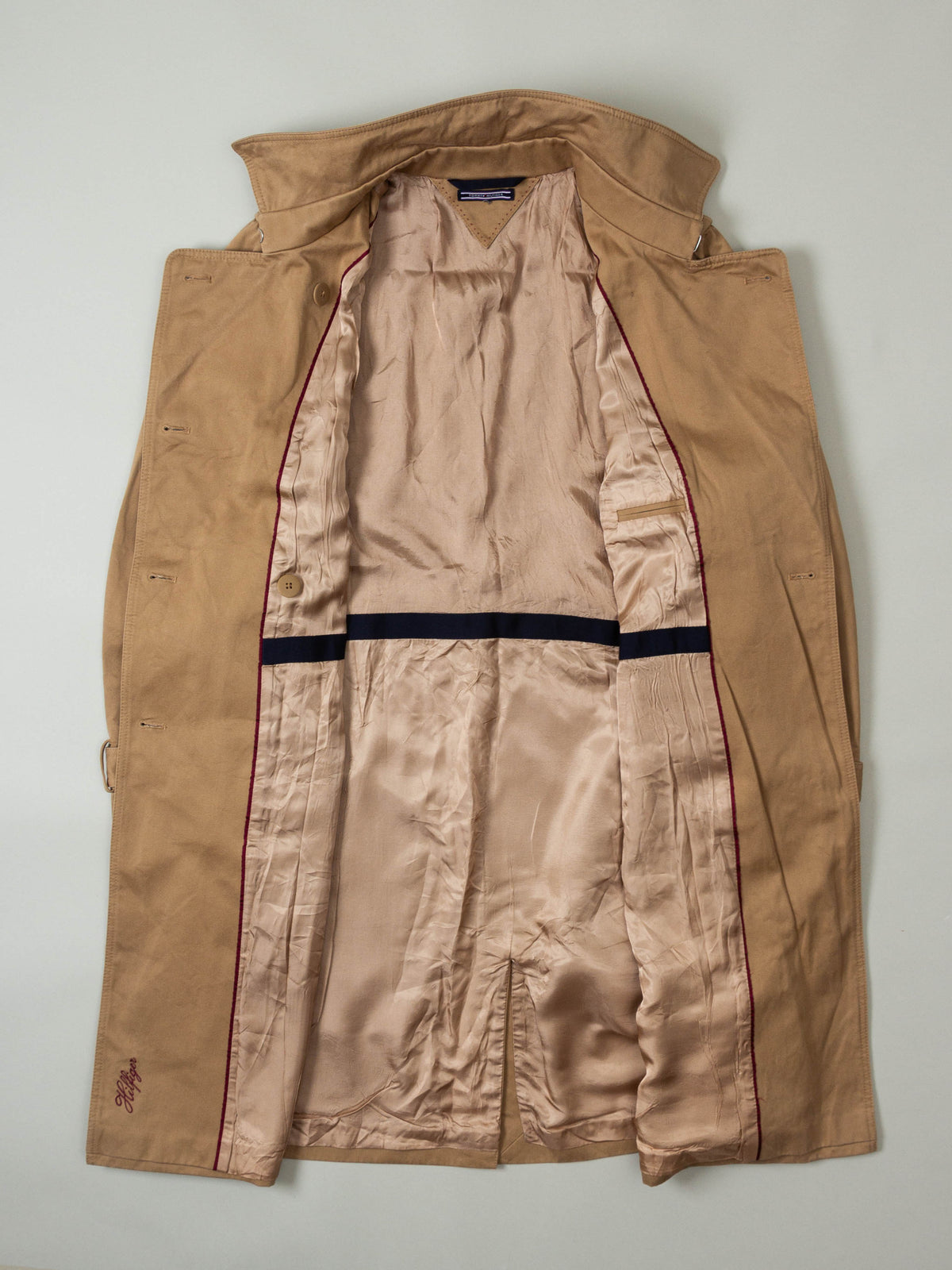2000s Tommy Hilfiger Women's Trenchcoat (M)