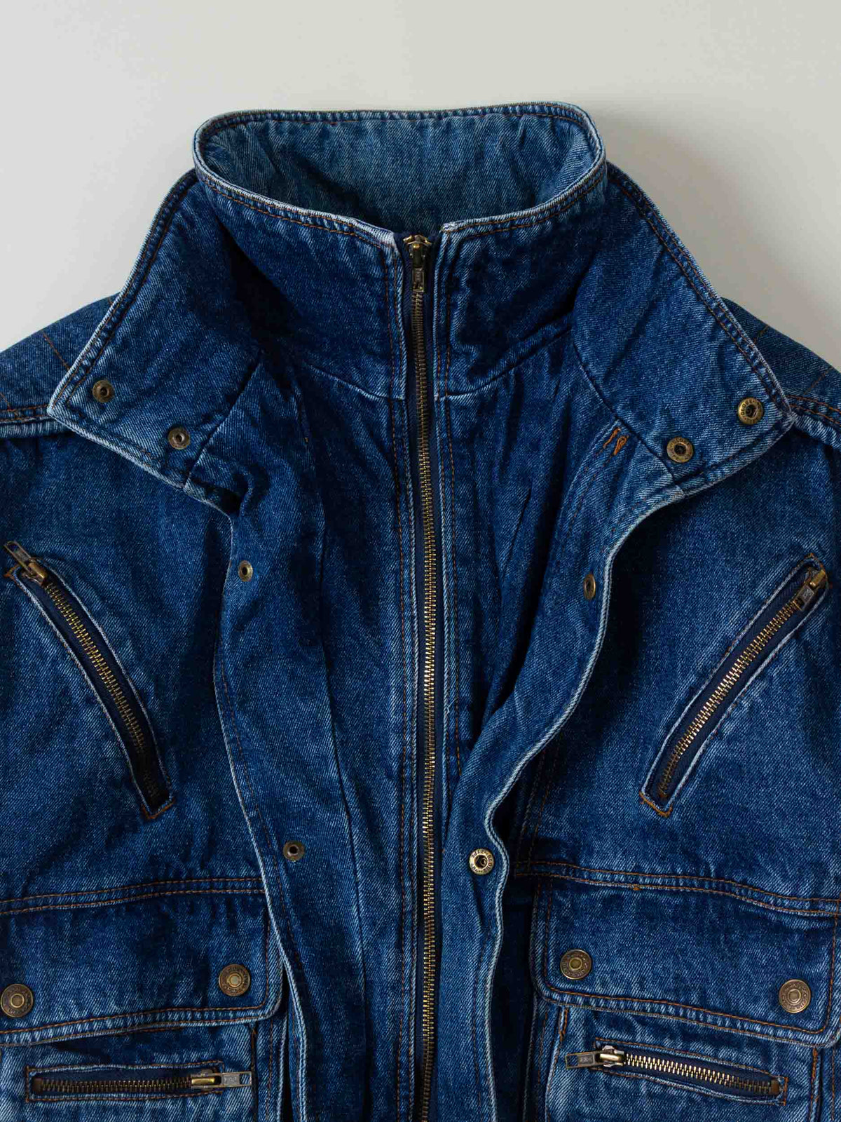 Vtg 1980s Lined Denim Jacket (M)
