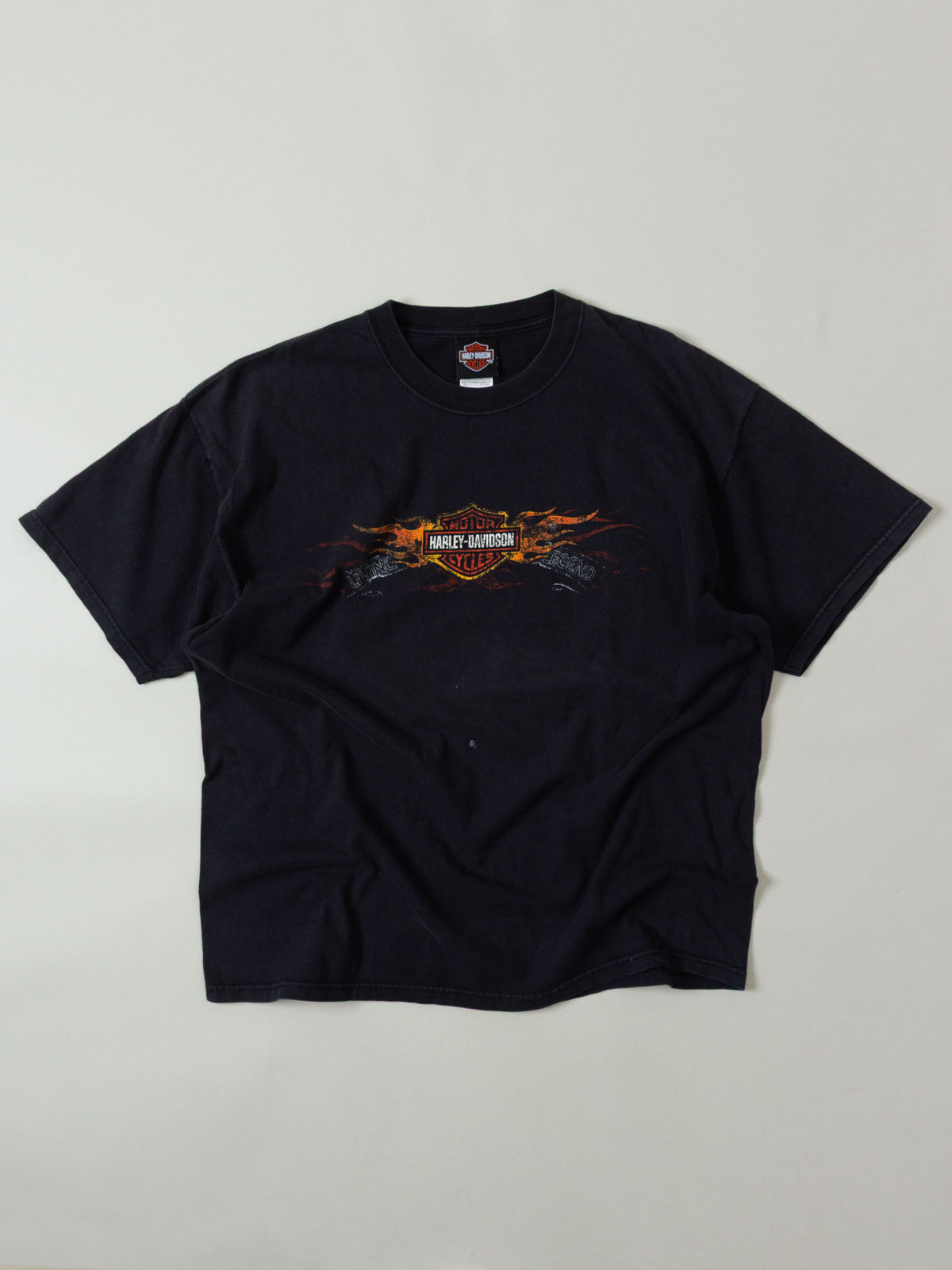 Vtg Harely-Davidson 'Living Legend' Tee – Made in USA (XL)