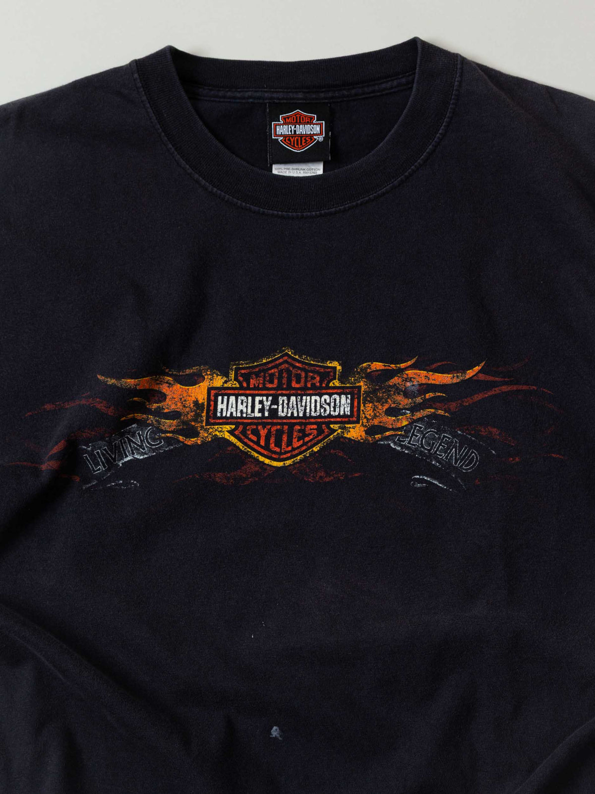Vtg Harely-Davidson 'Living Legend' Tee – Made in USA (XL)