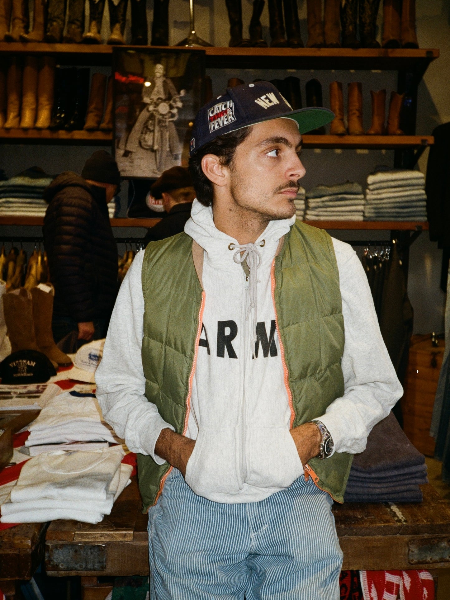 Vtg US Army Full-Zip Hoodie