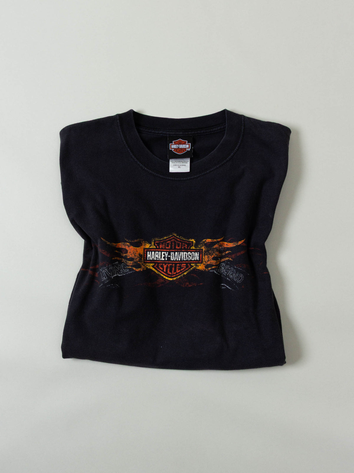 Vtg Harely-Davidson 'Living Legend' Tee – Made in USA (XL)