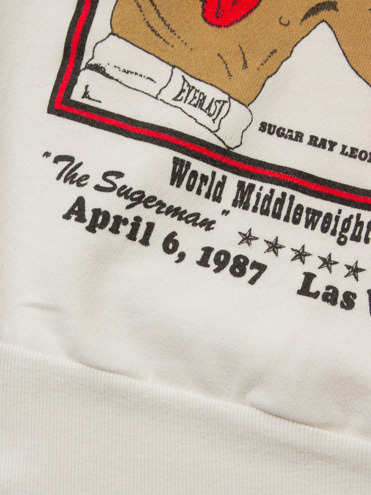 Vtg 1980s 'World Middleweight Championship' Promo Sweatshirt (M/L)