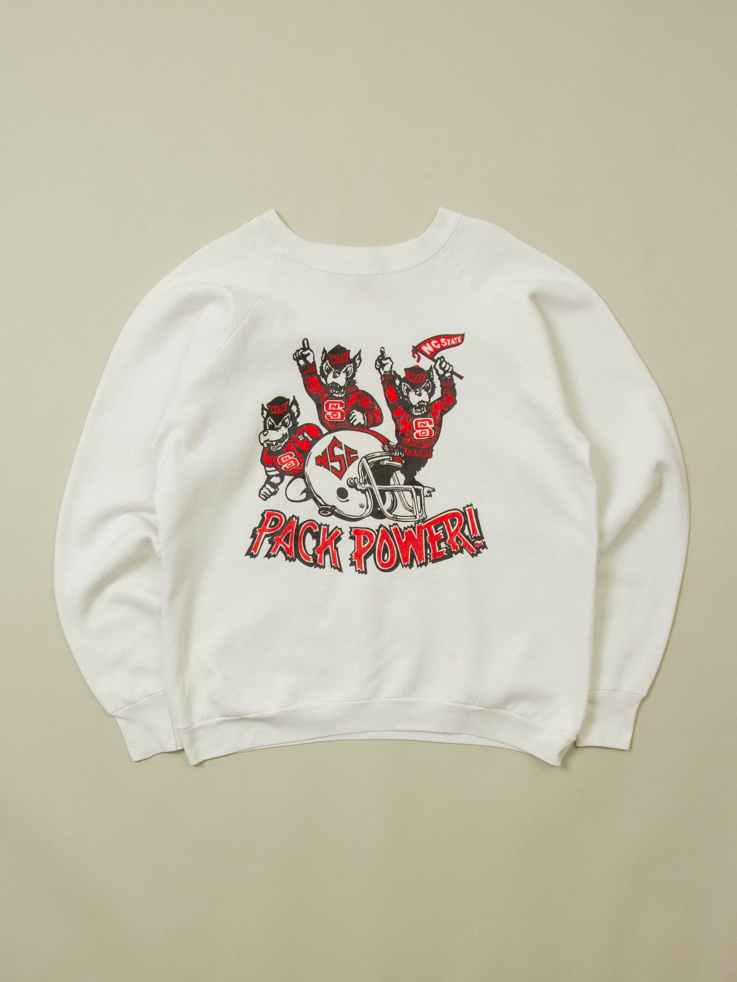 Vtg 1990s NCSU University Sweatshirt - Made in USA (L)