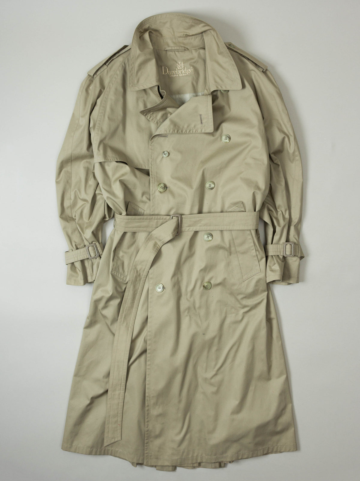 Vtg 1980s Darebridge Raglan Trench Coat (L)