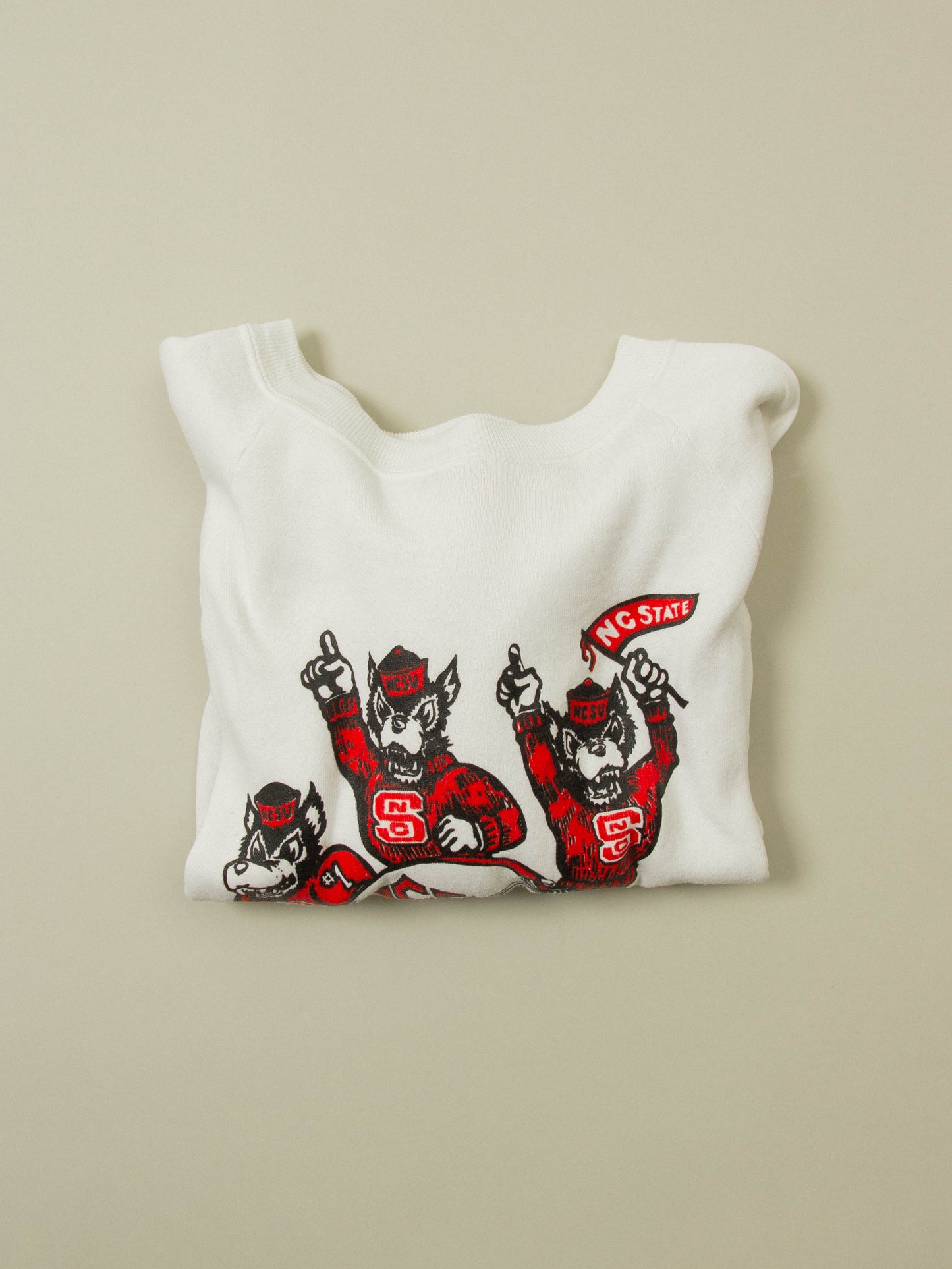 Vtg 1990s NCSU University Sweatshirt - Made in USA (L)