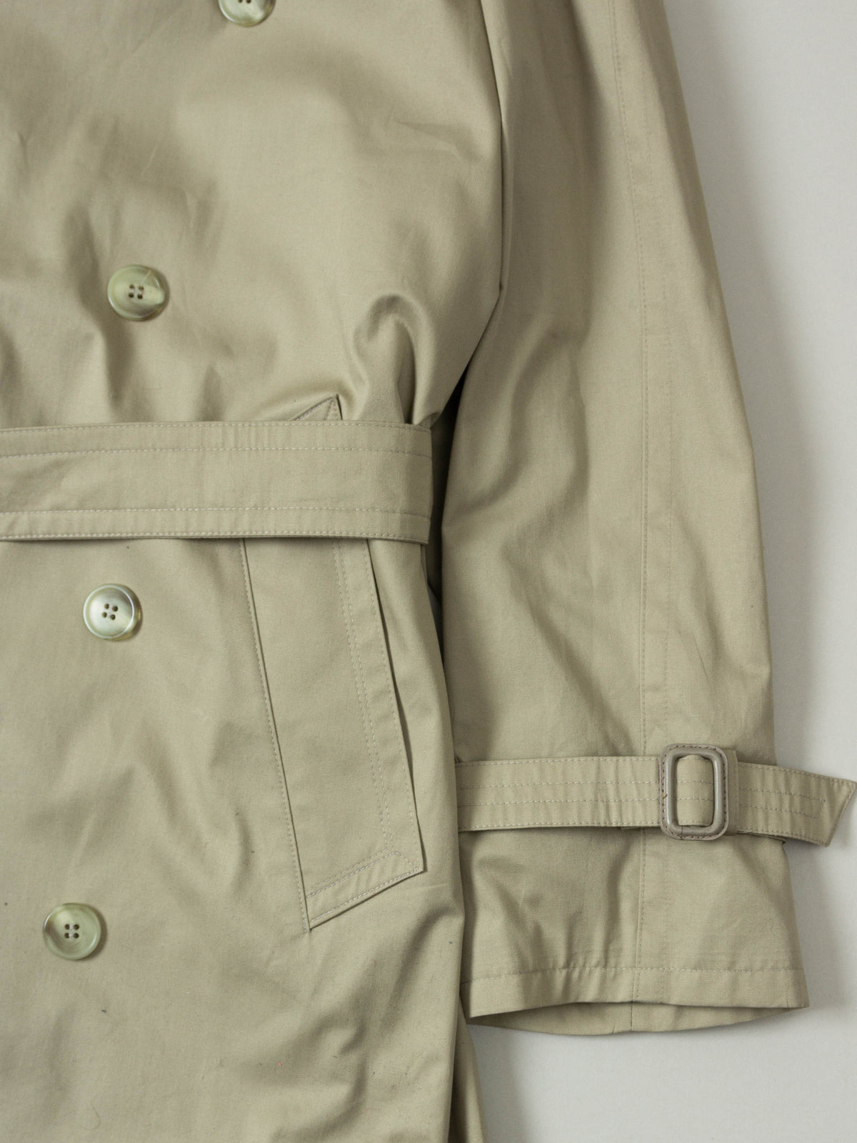 Vtg 1980s Darebridge Raglan Trench Coat (L)