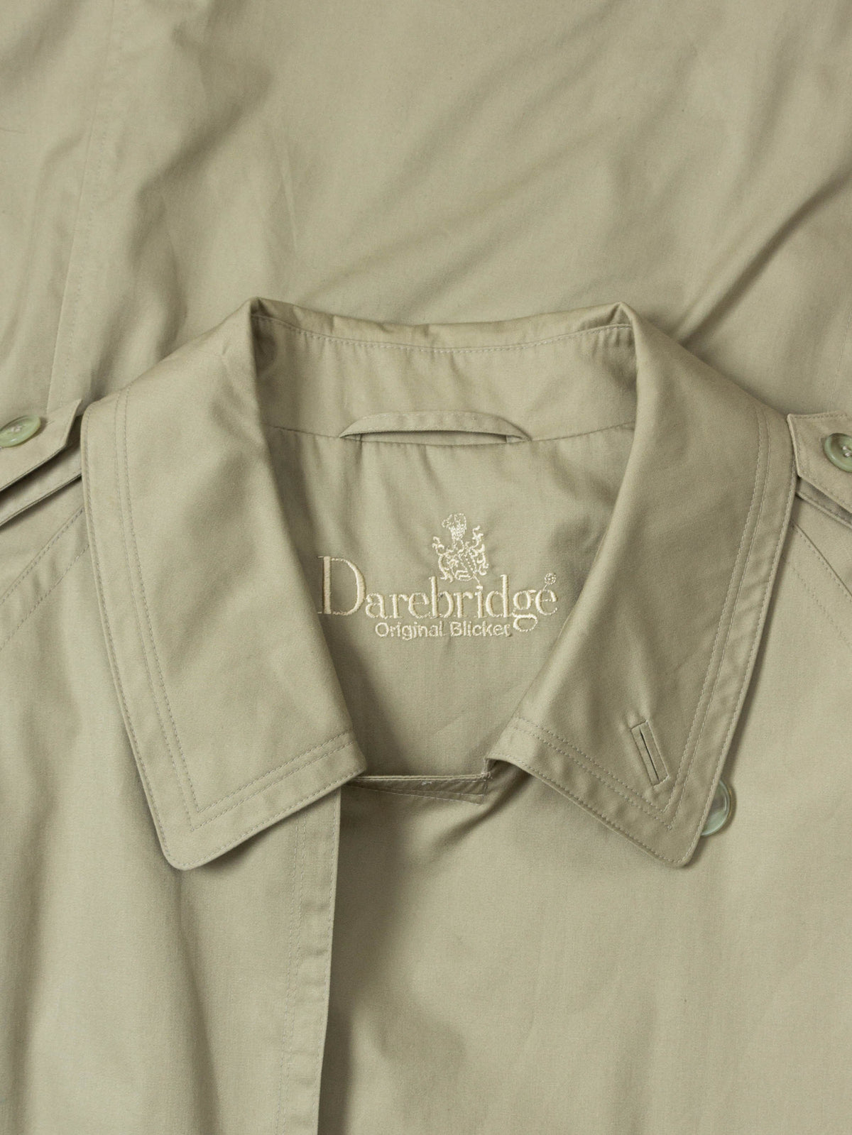 Vtg 1980s Darebridge Raglan Trench Coat (L)