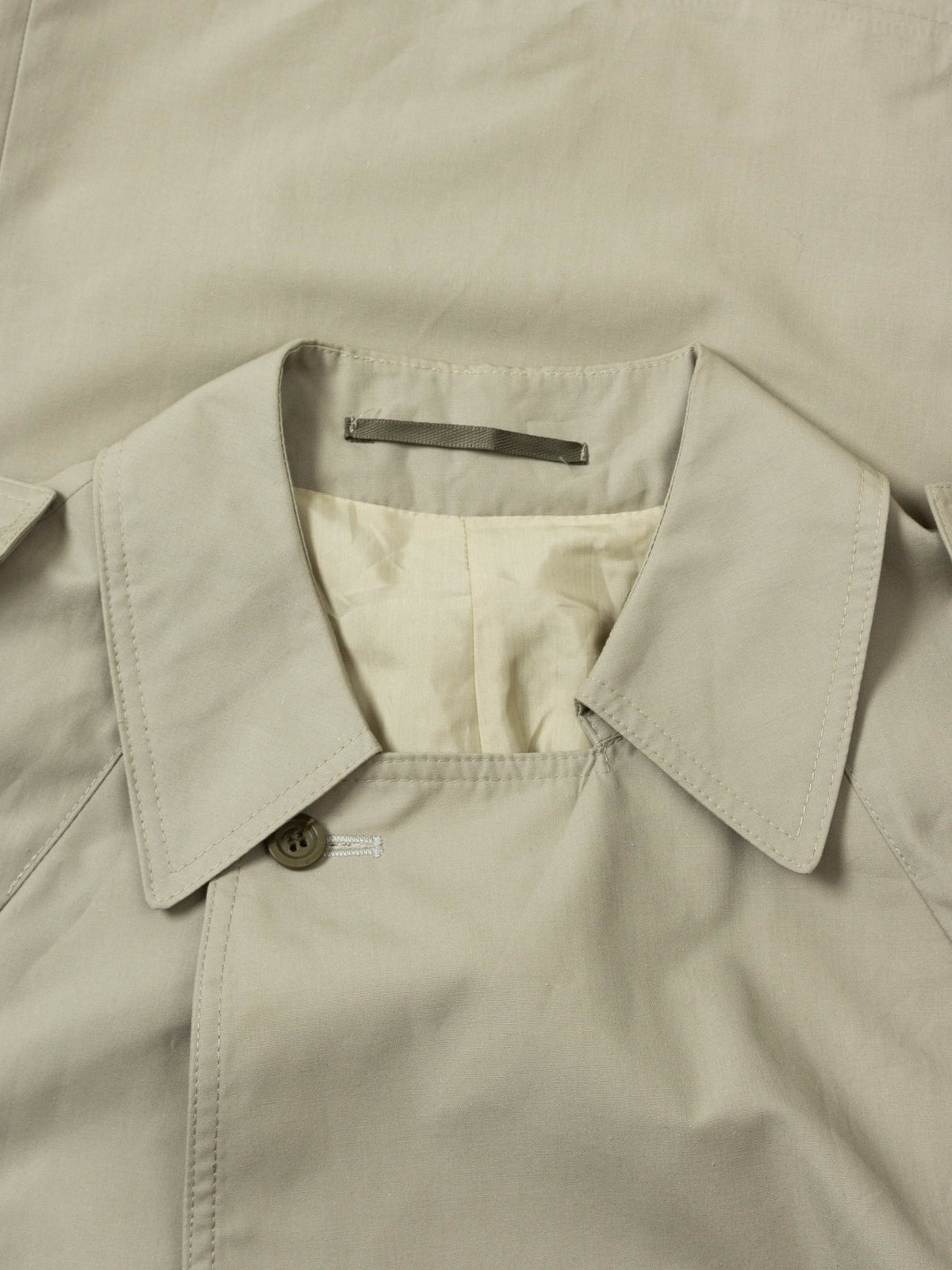 Vtg Double Breasted Raglan Trenchcoat (L)