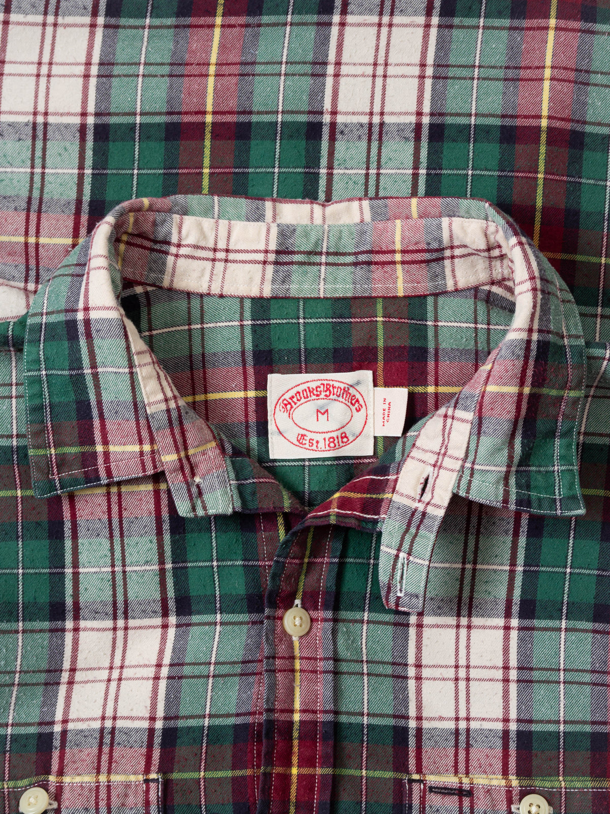 2000s Brooks Brothers Flannel Shirt (M)