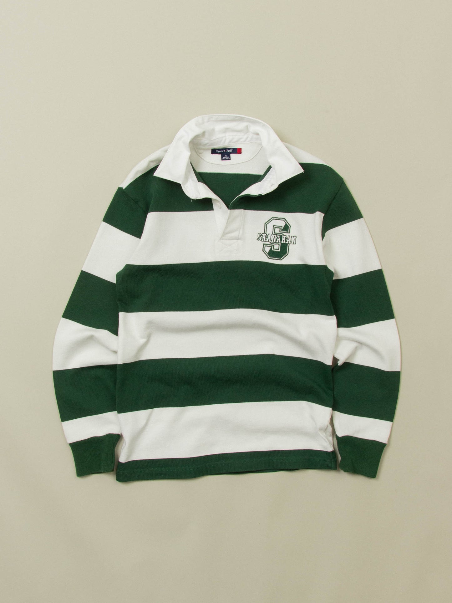 2000s 'Shanahan' Striped Rugby Shirt (S/M)