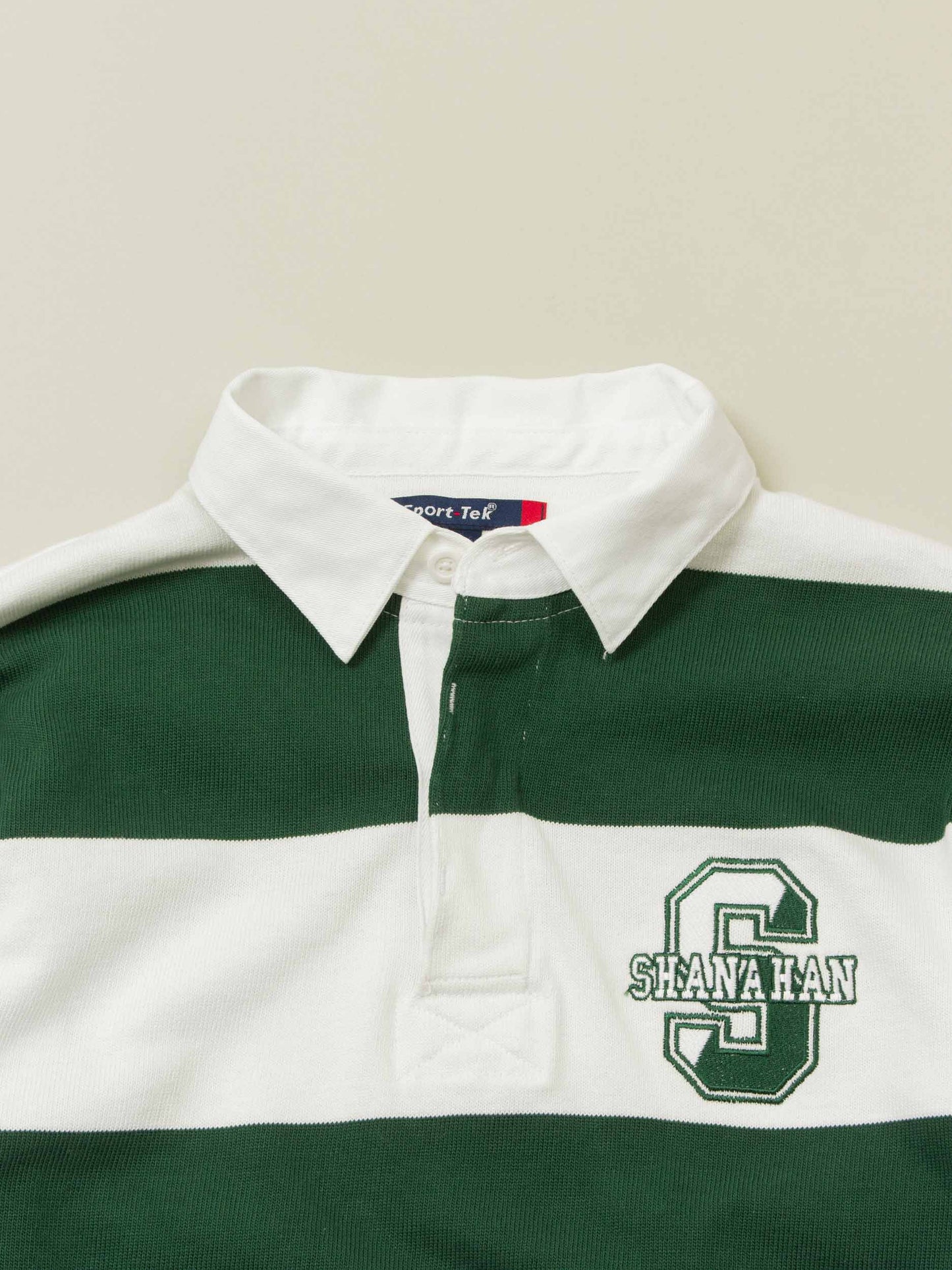 2000s 'Shanahan' Striped Rugby Shirt (S/M)