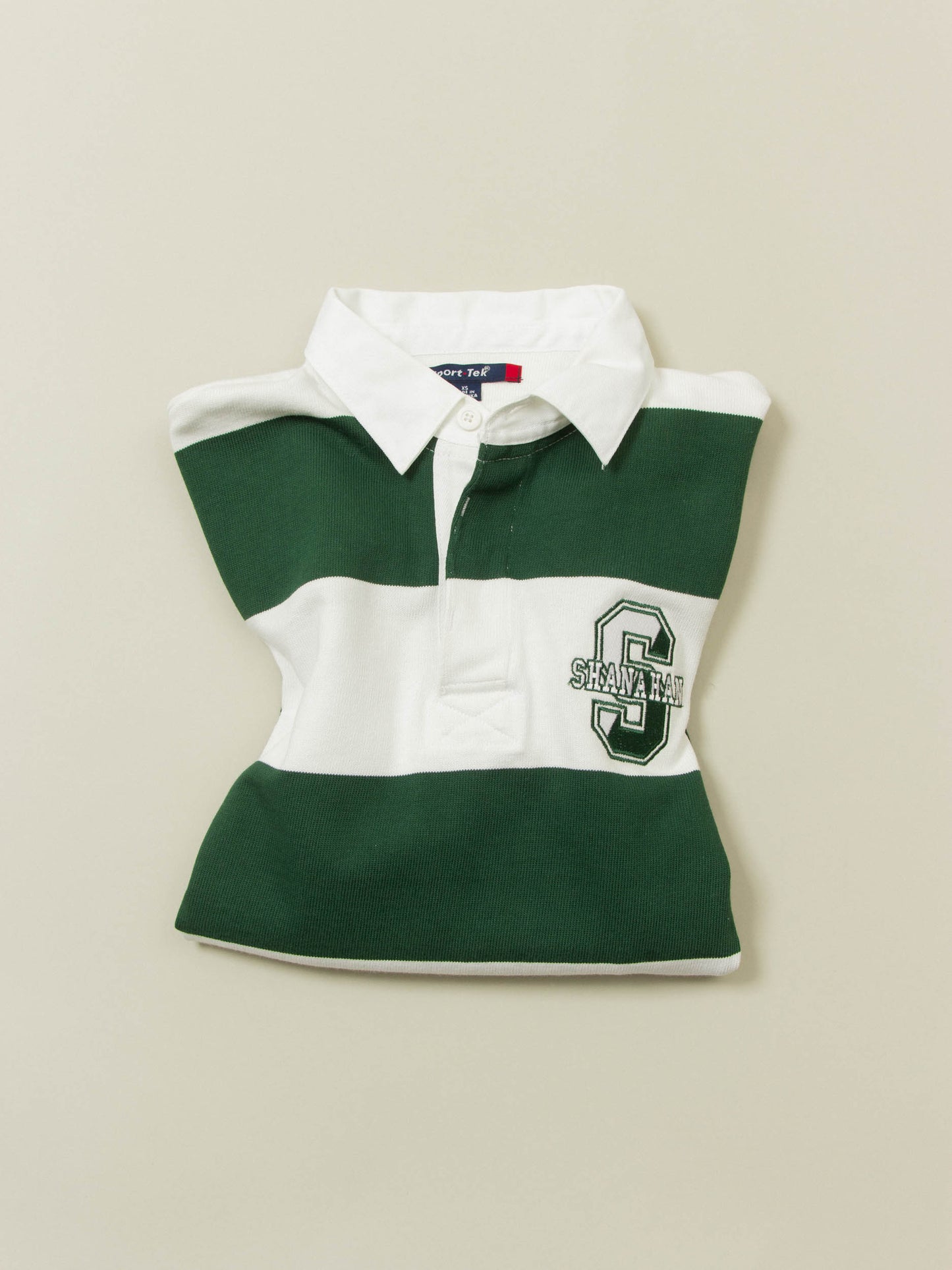 2000s 'Shanahan' Striped Rugby Shirt (S/M)