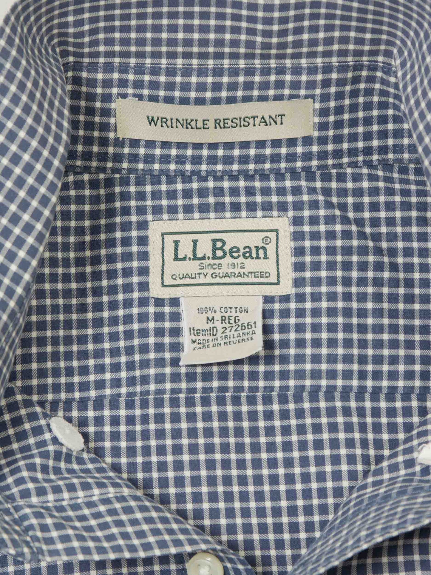 Vtg 1990s L.L.Bean Button Down Shirt (M)