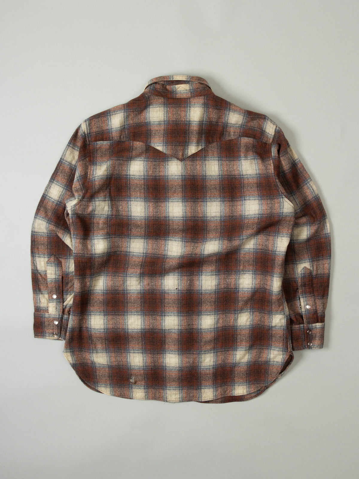 Vtg 1980s Pendleton Western Wool Flannel Shirt – Made in USA (M/L)