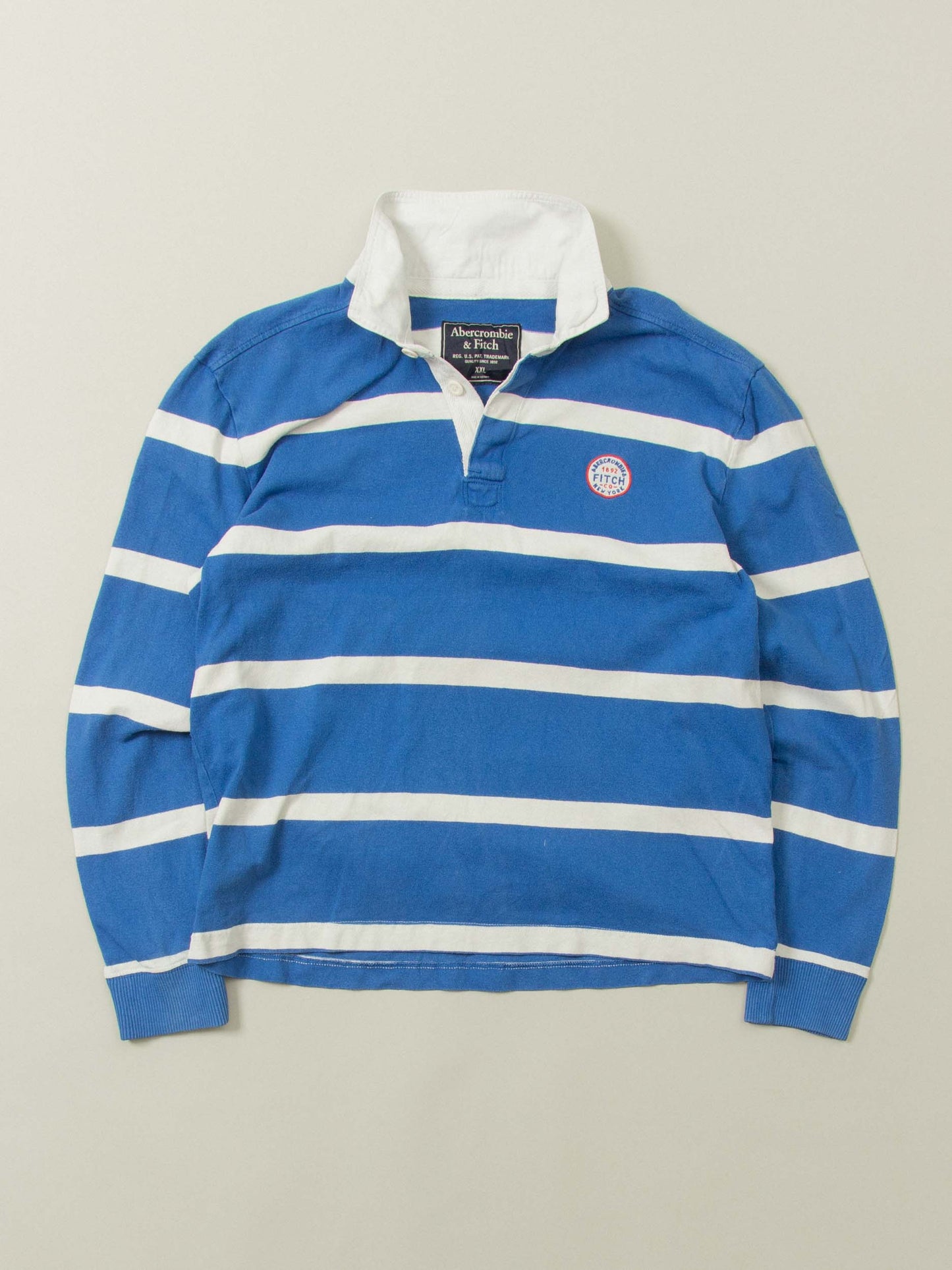 2000s Abercrombie & Fitch Rugby Shirt (XL)