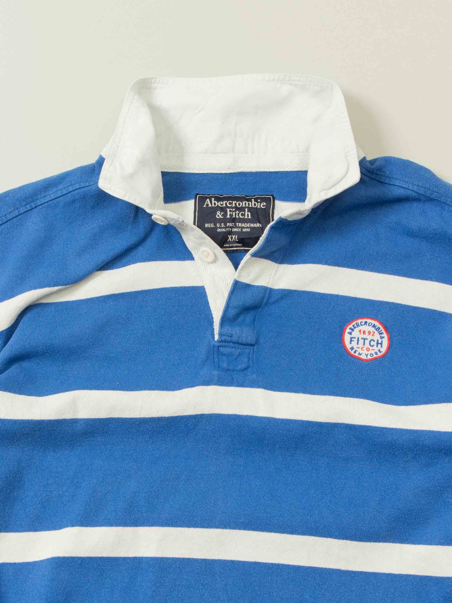2000s Abercrombie & Fitch Rugby Shirt (XL)