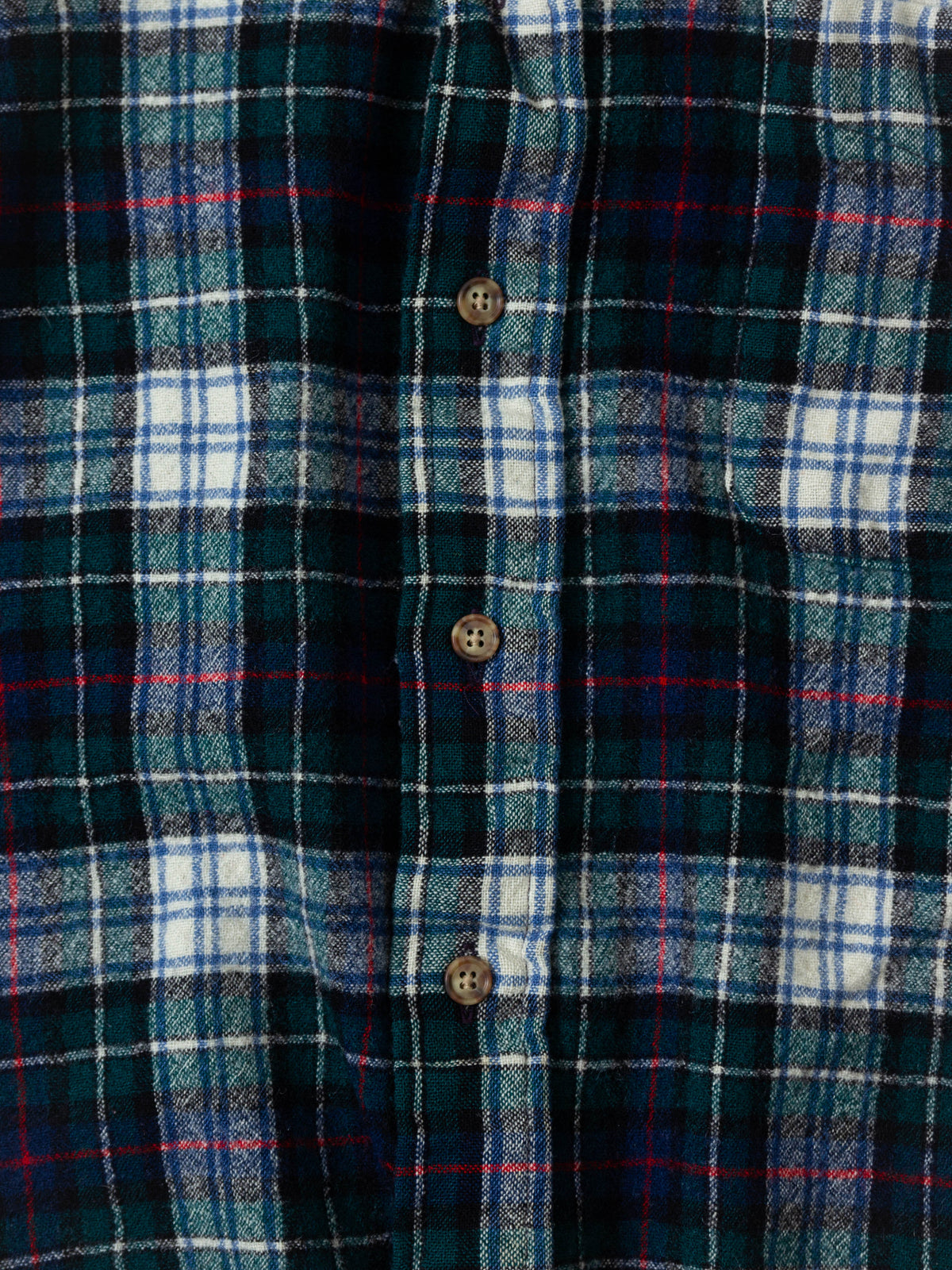 Vtg 1990s Pendleton Wool Flannel Shirt – Made in USA (M)