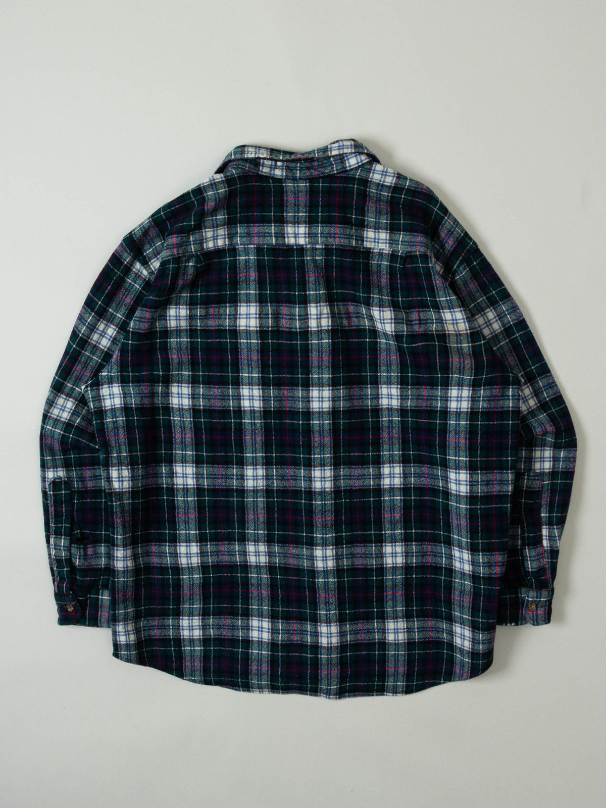 Vtg 1990s Pendleton Wool Flannel Shirt – Made in USA (M)