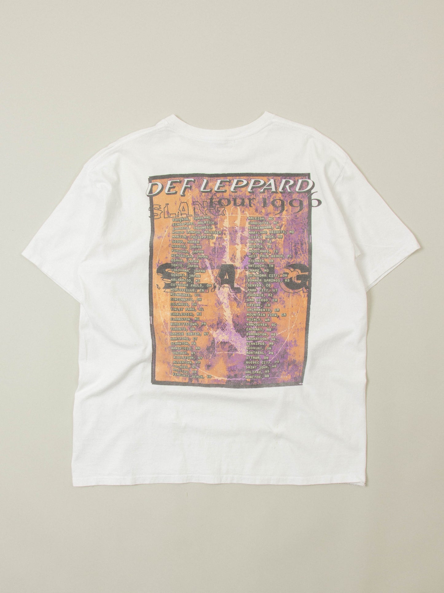 Vtg 1996 Def Leppard 'Slang Tour' Tee (XL)