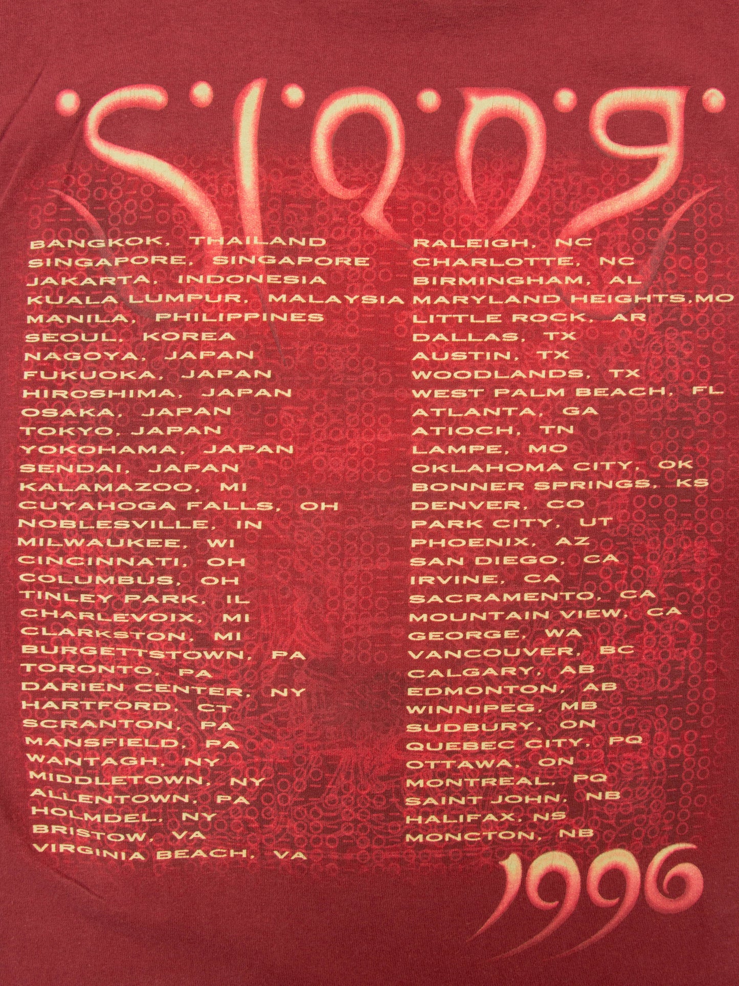 Vtg 1996 Def Leppard 'Slang Tour' Tee (XL)
