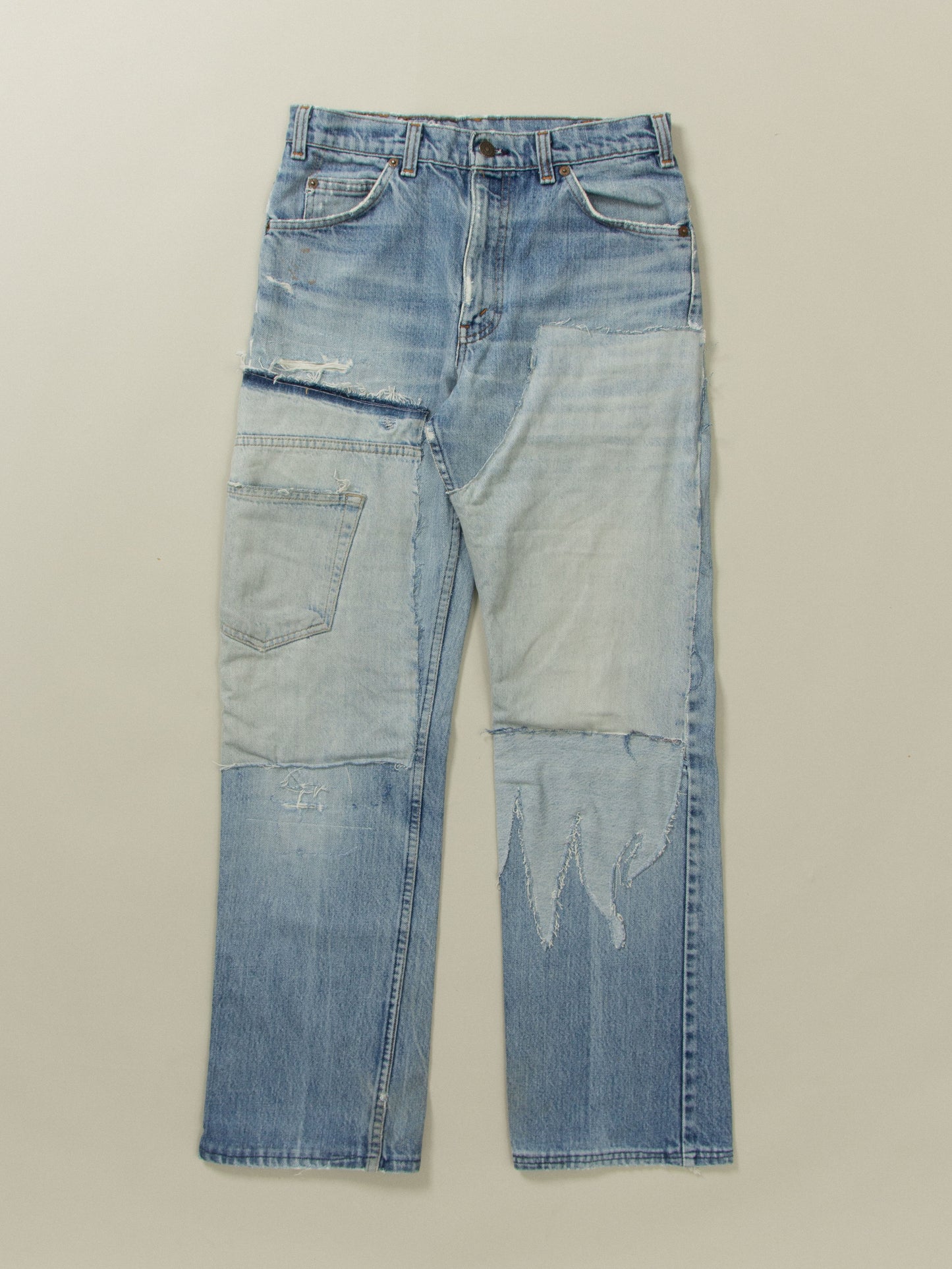 Vtg 1980s Customized Levi's Orange Tab Jeans - Made in Canada (30x32)