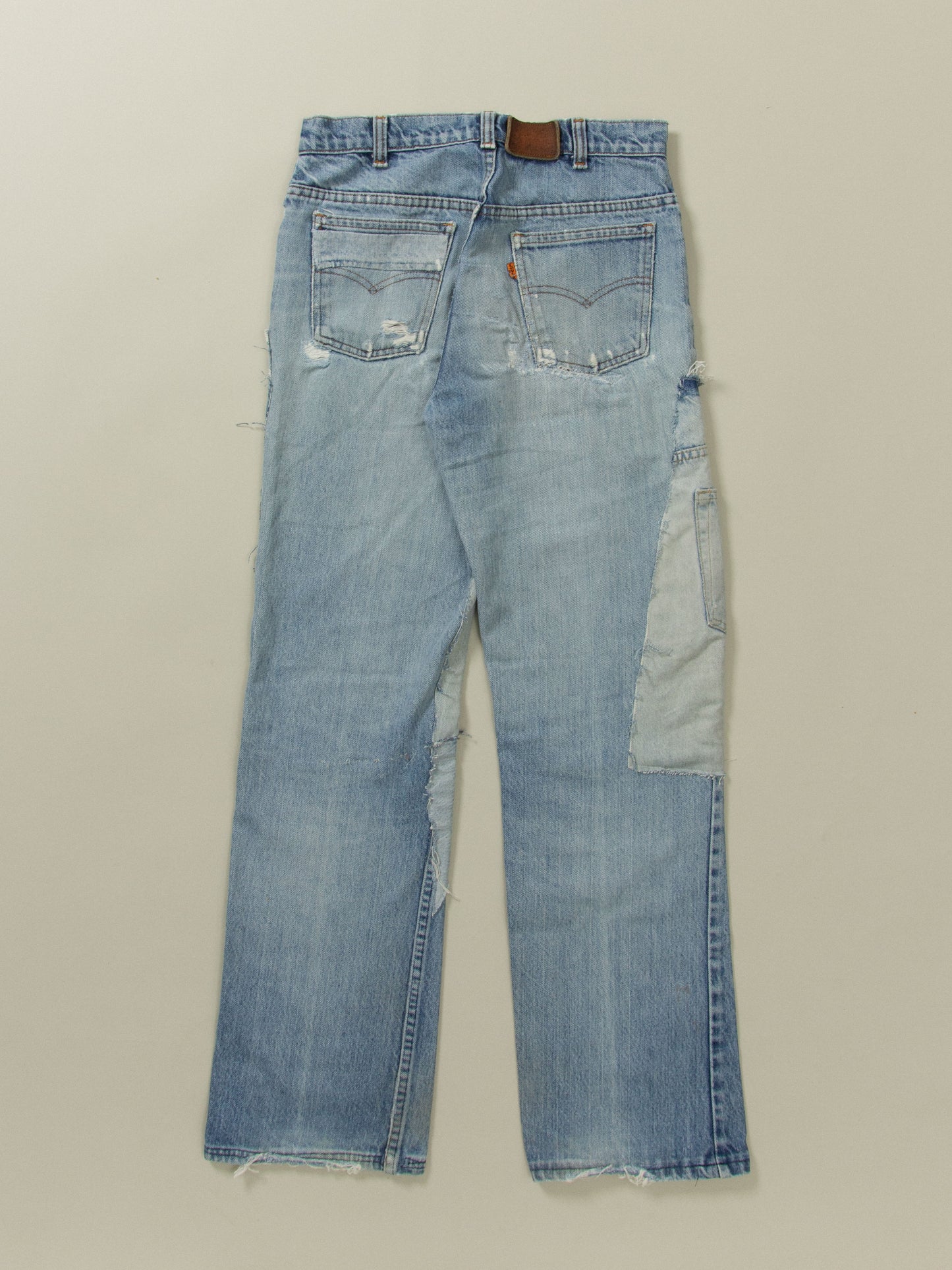 Vtg 1980s Customized Levi's Orange Tab Jeans - Made in Canada (30x32)