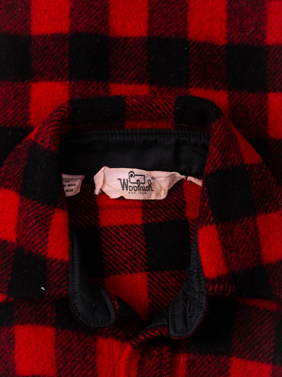 Vtg 1970s Woolrich Wool Flannel Shirt - Made in USA (L)