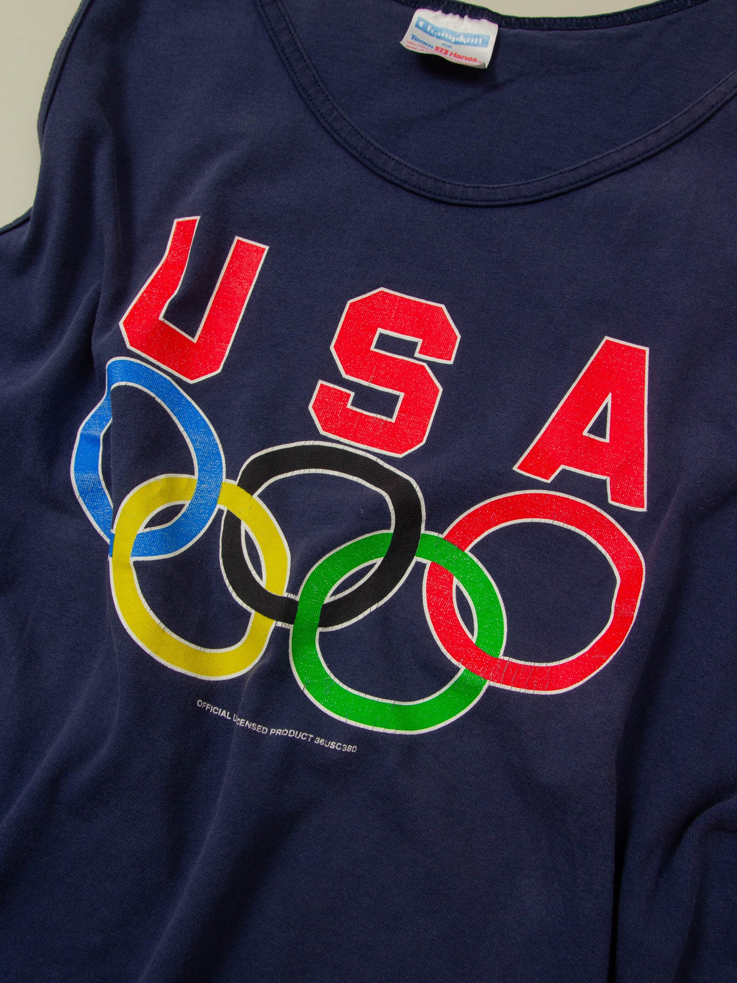 Vtg 1990s USA Olympics Tank-Top - Made in USA (XXL)