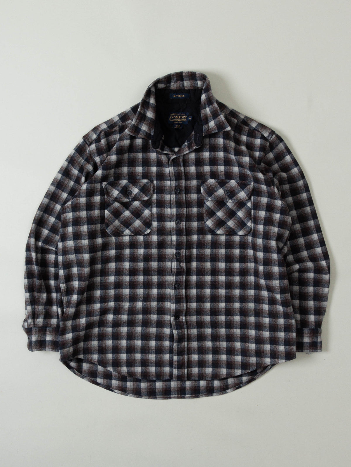 Vtg Pendleton Wool Flannel Shirt (S/M)