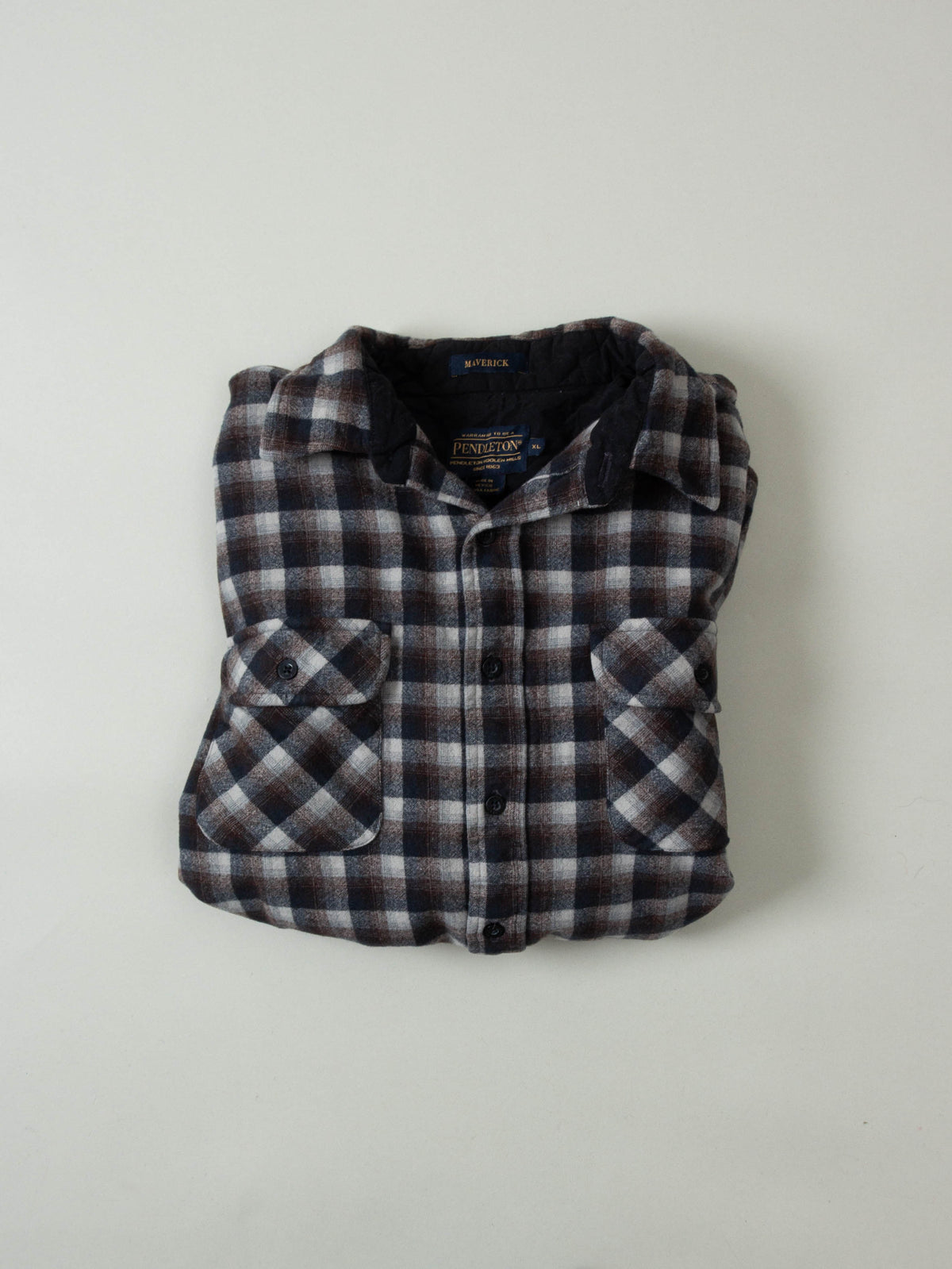 Vtg Pendleton Wool Flannel Shirt (S/M)