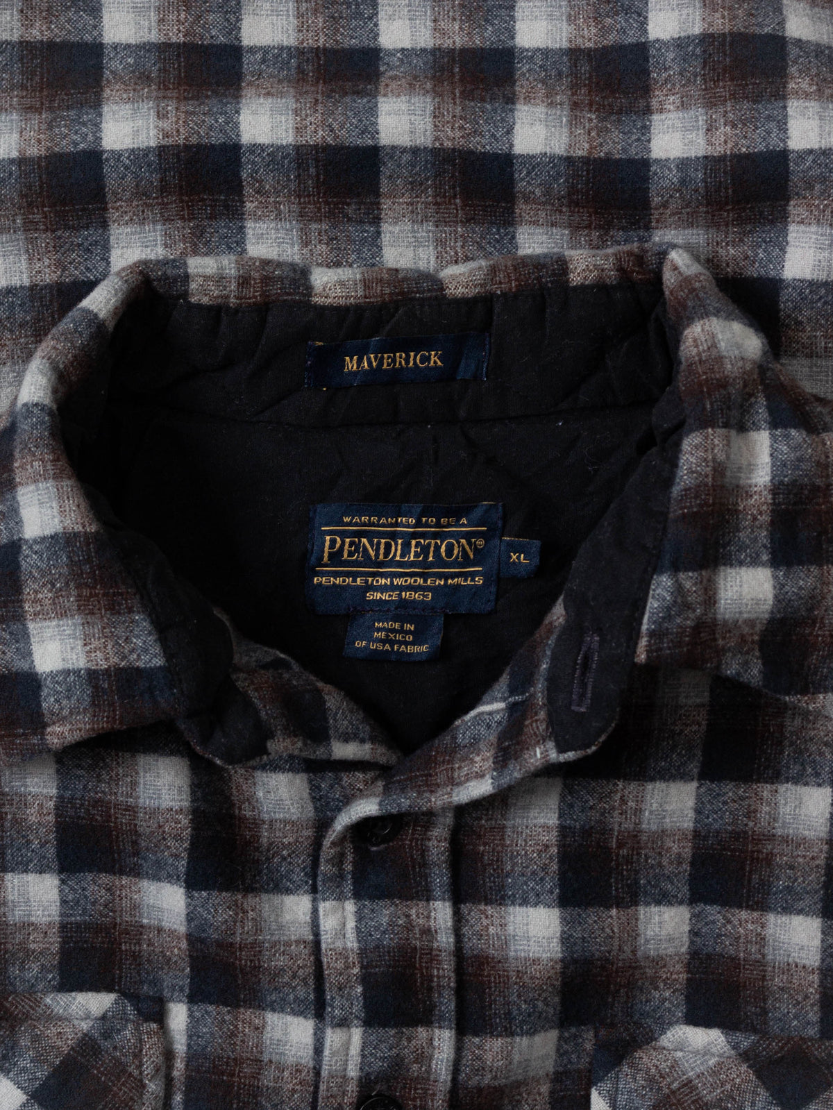 Vtg Pendleton Wool Flannel Shirt (S/M)