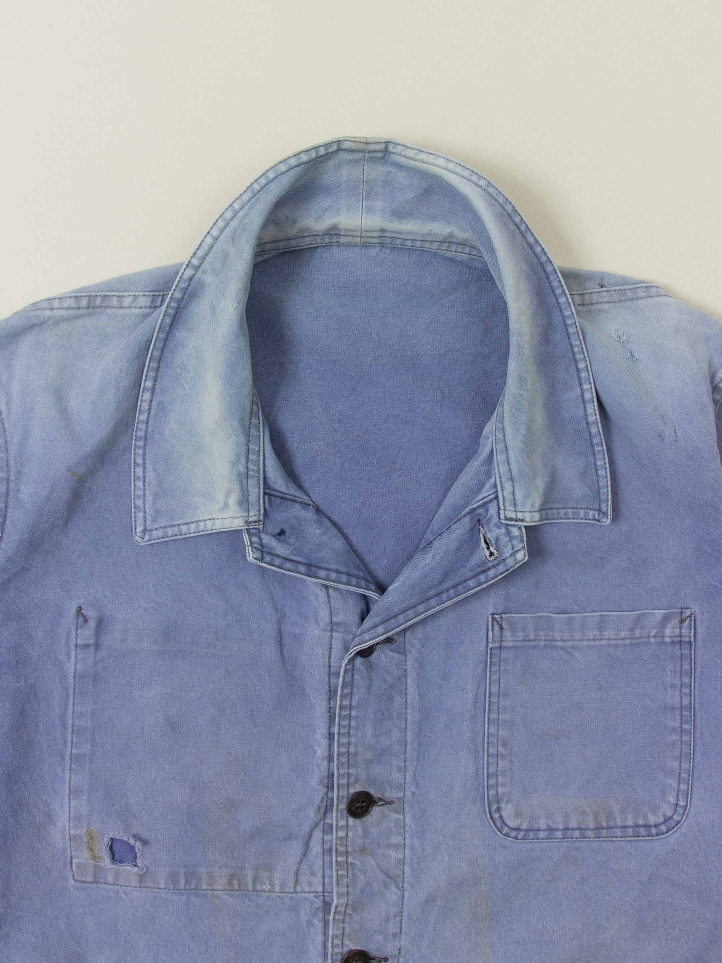 Vtg 1950s Faded French Workwear Jacket (M/L)