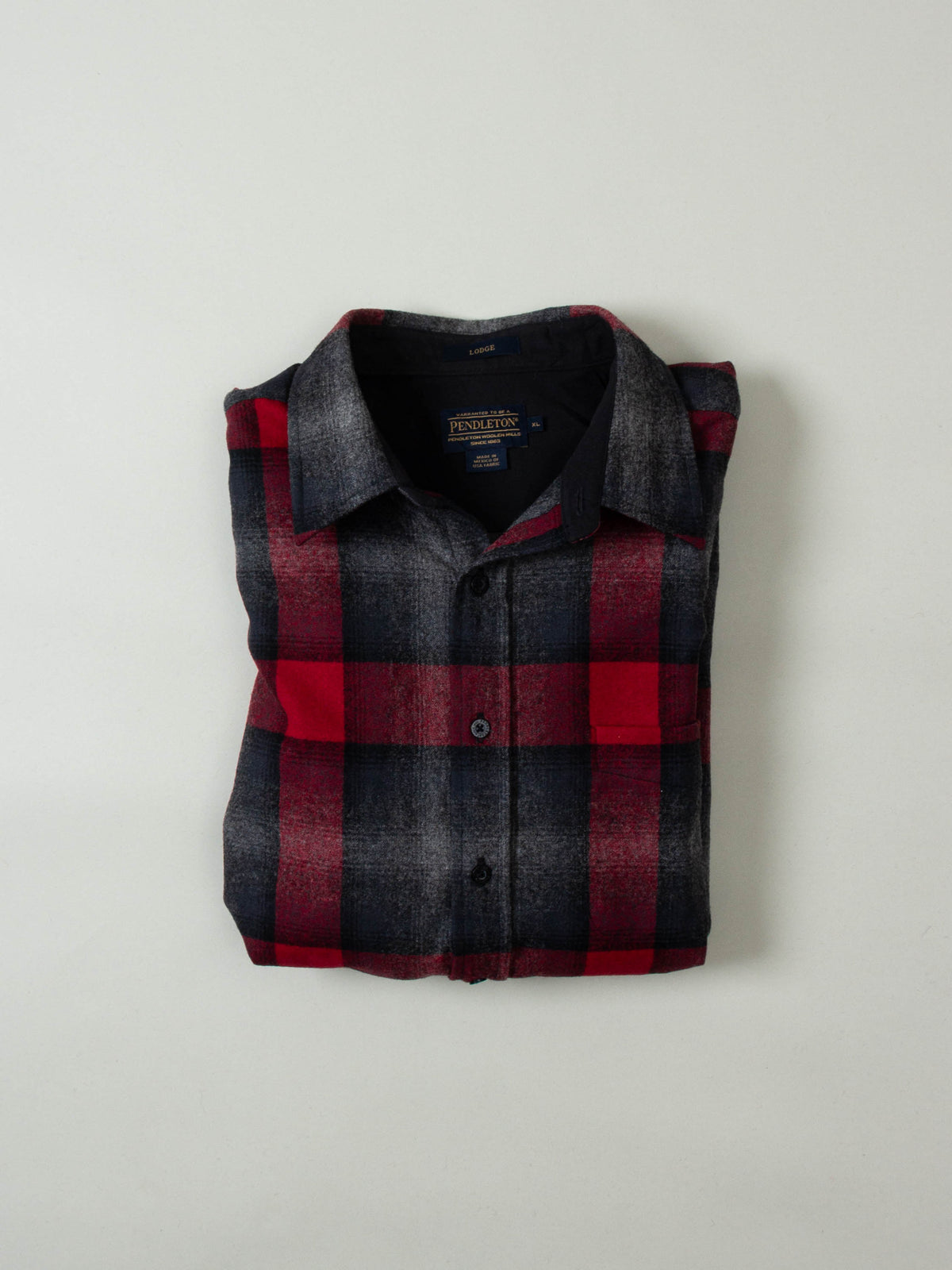 Vtg Pendleton Wool Flannel Shirt - Made in Mexico (XL)