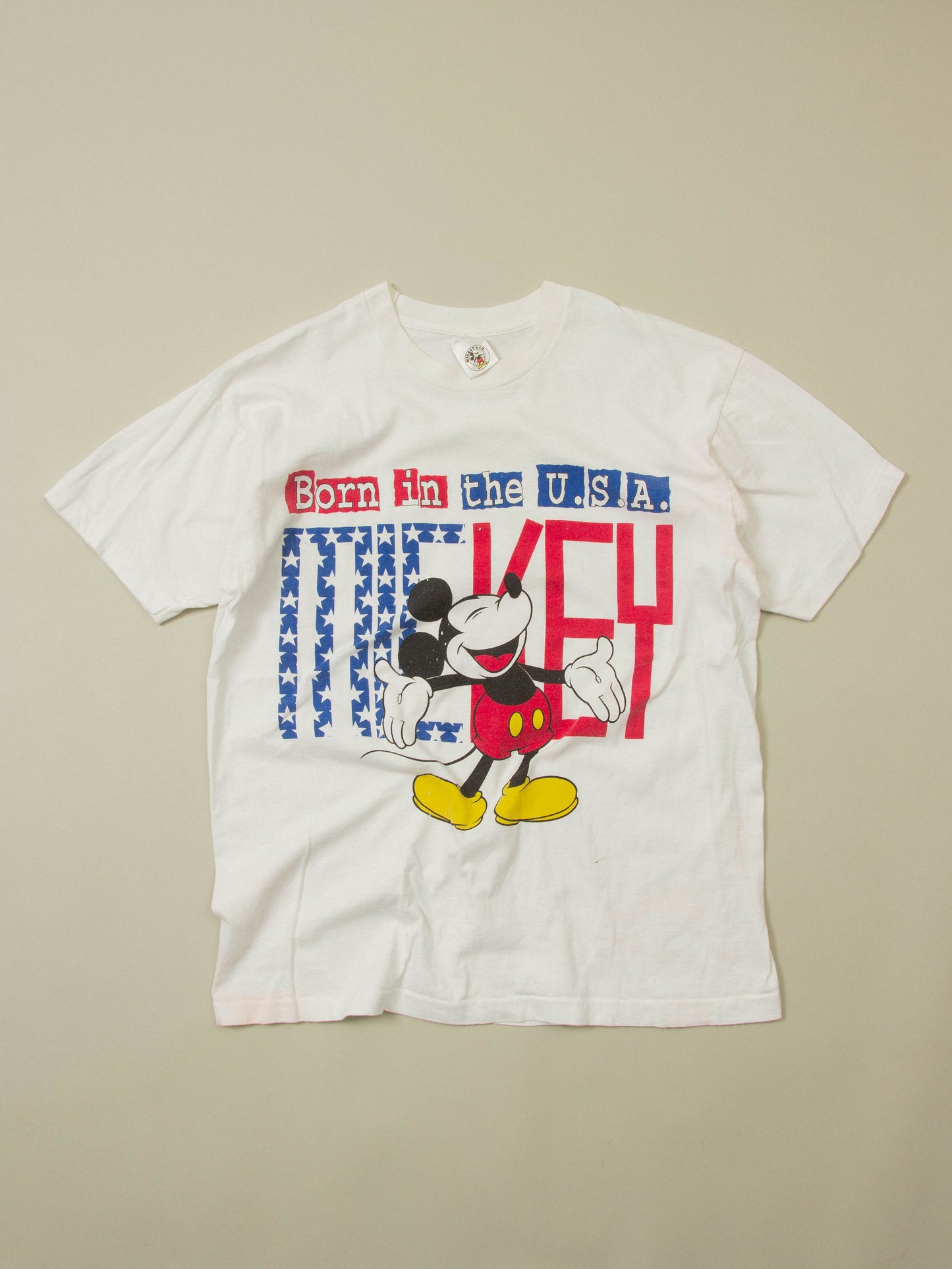 Vtg 1990s Mickey Mouse Single Stitch Tee - Made in USA (XL)