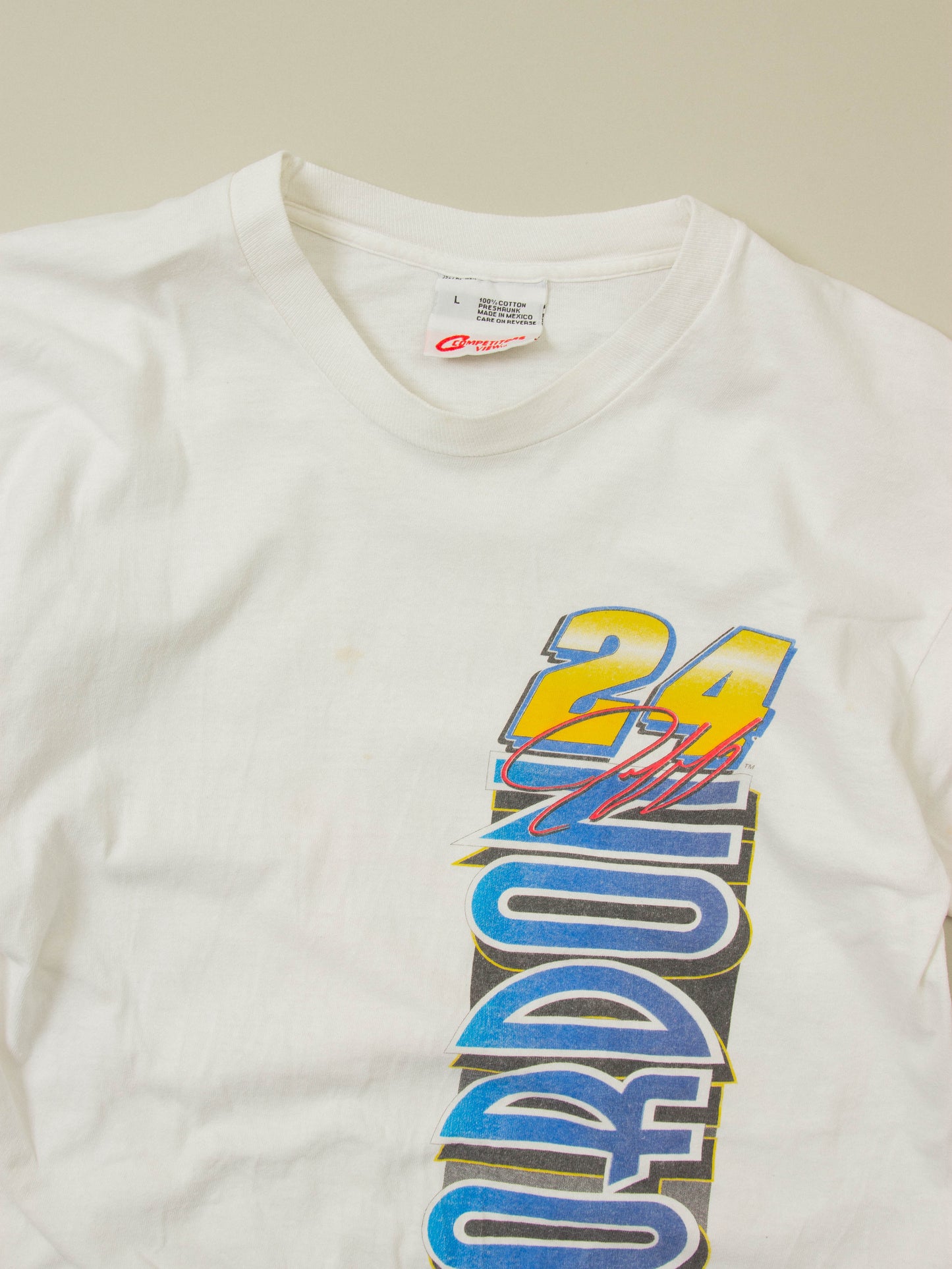 Vtg 1990s Jeff Gordon Single Stitch Racing Tee (L)