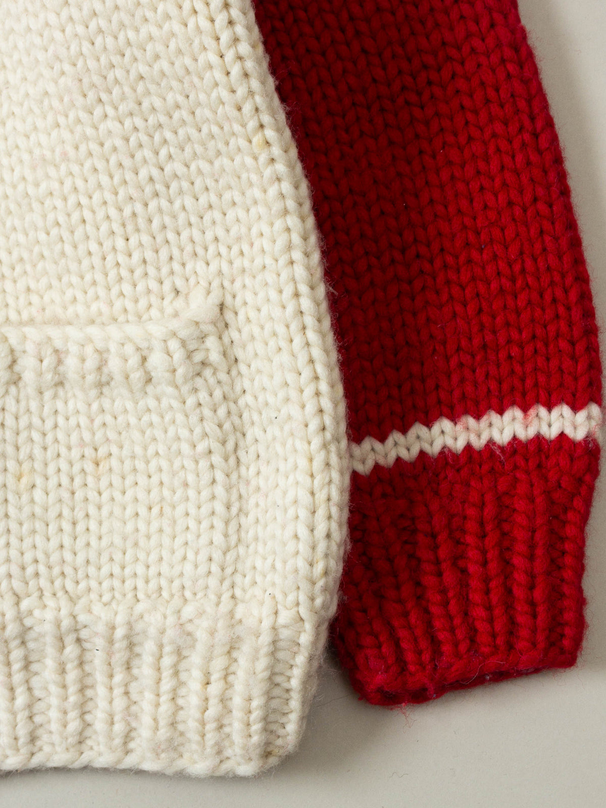Vtg 1980s Cowichan Wool Knit Sweater - Made in Canada (M)