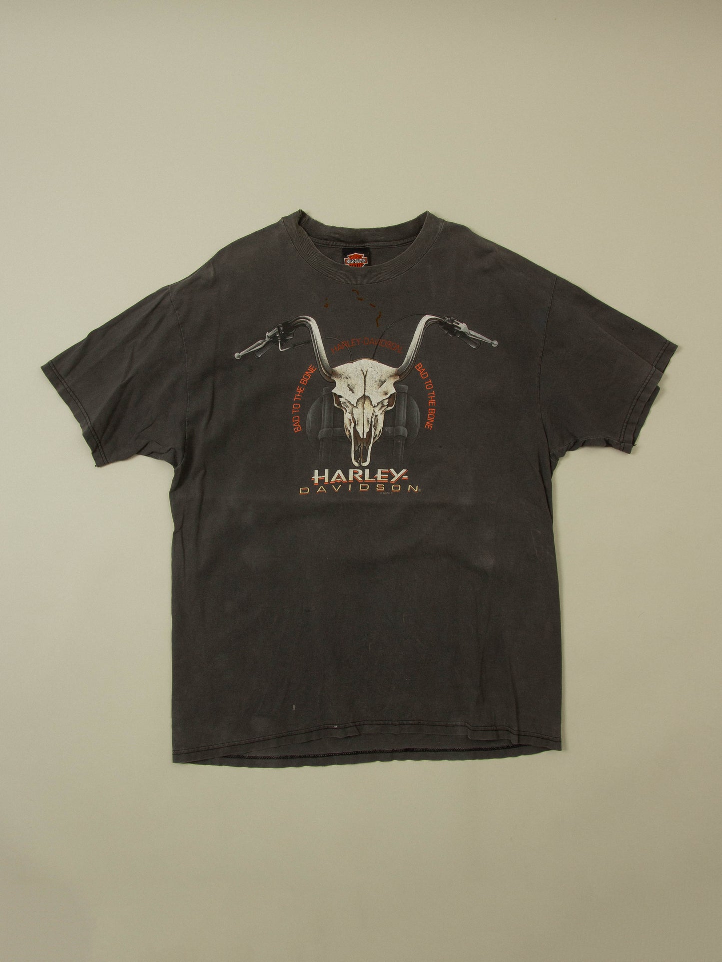 Vtg 1990s Harley Davidson Patton RK Stratman Tee - Made in USA (XL)