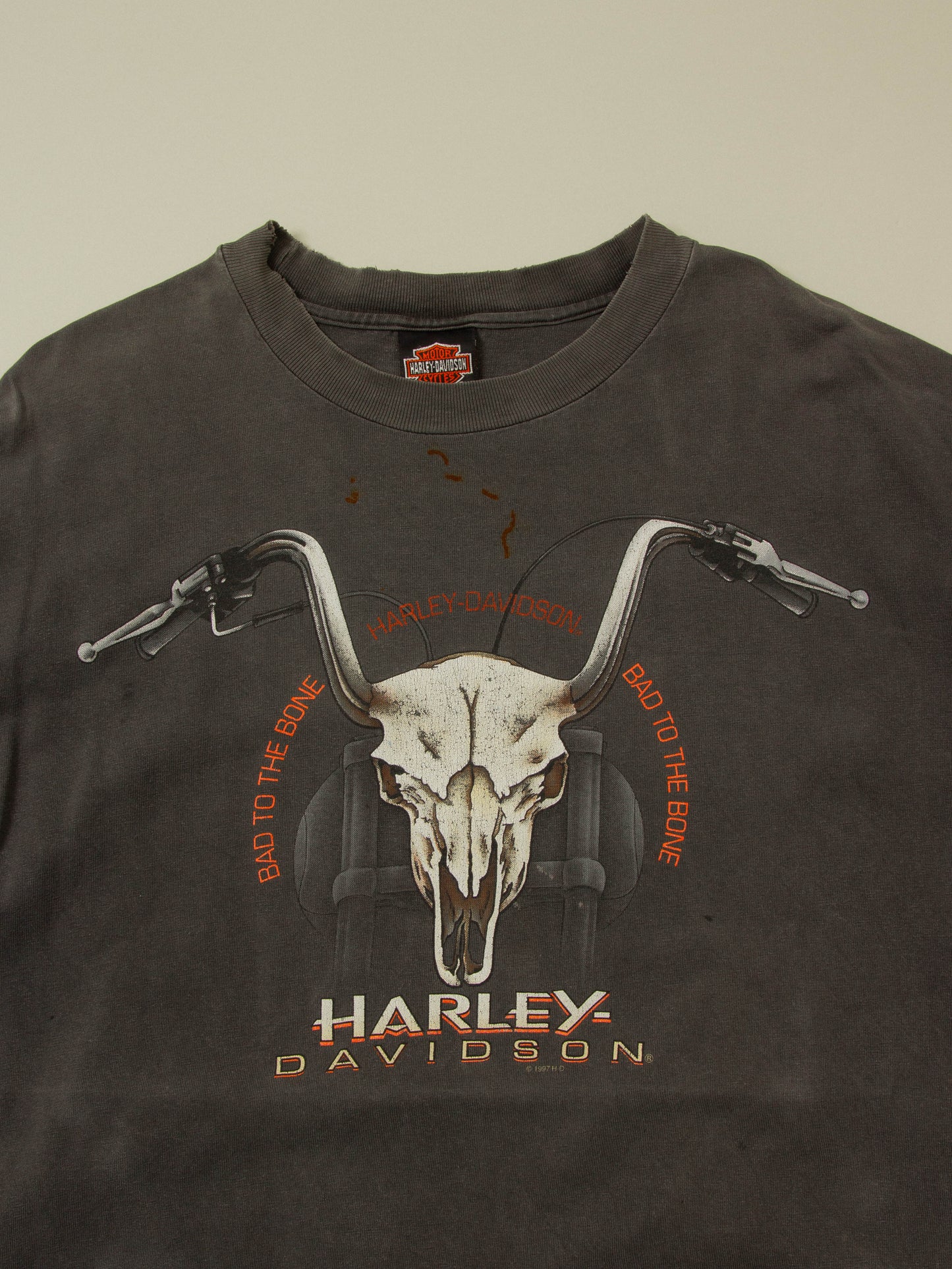 Vtg 1990s Harley Davidson Patton RK Stratman Tee - Made in USA (XL)