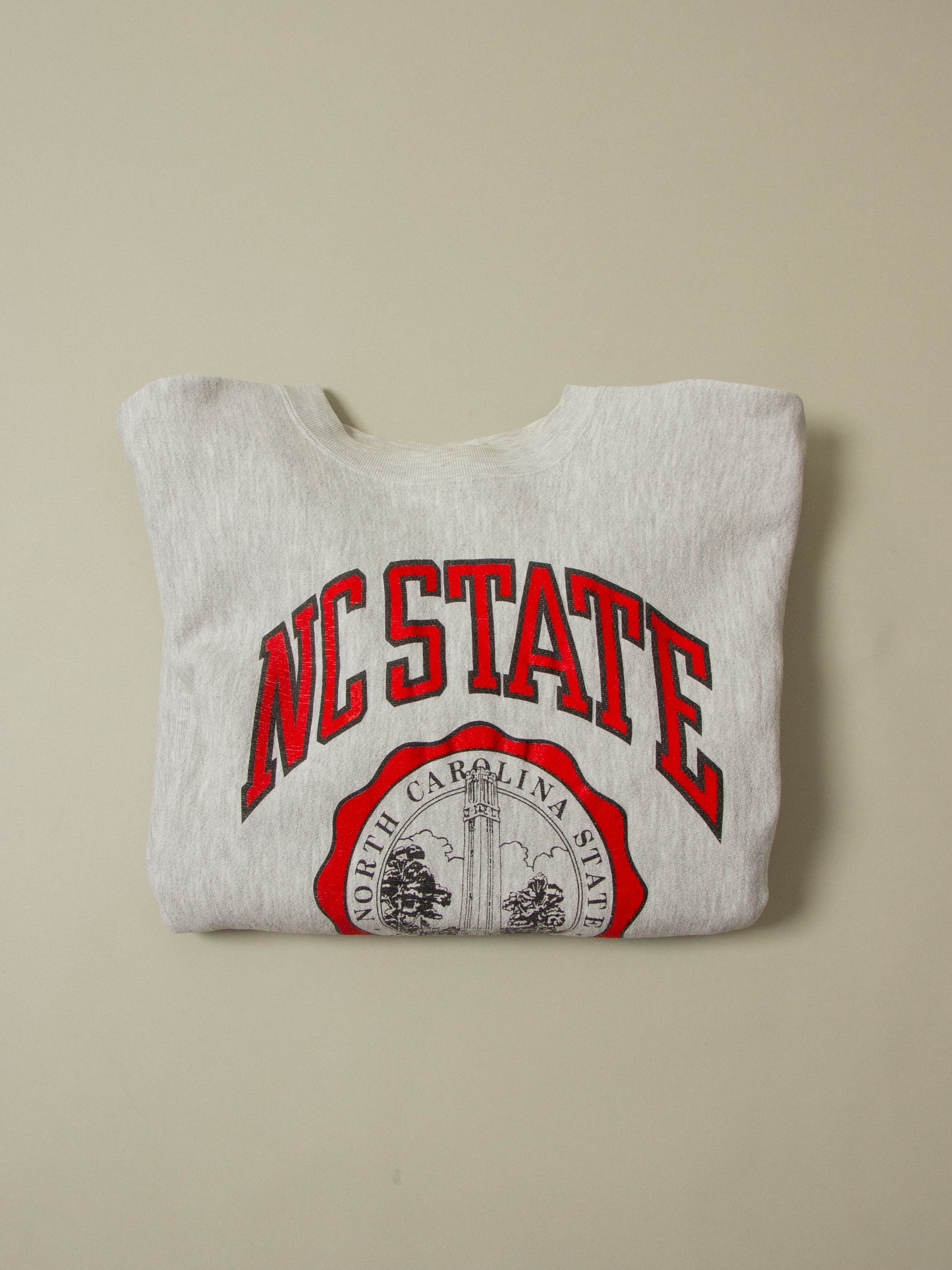 Vtg 1990s 'NC State' Heavyweight College Sweatshirt – Made in USA (L)