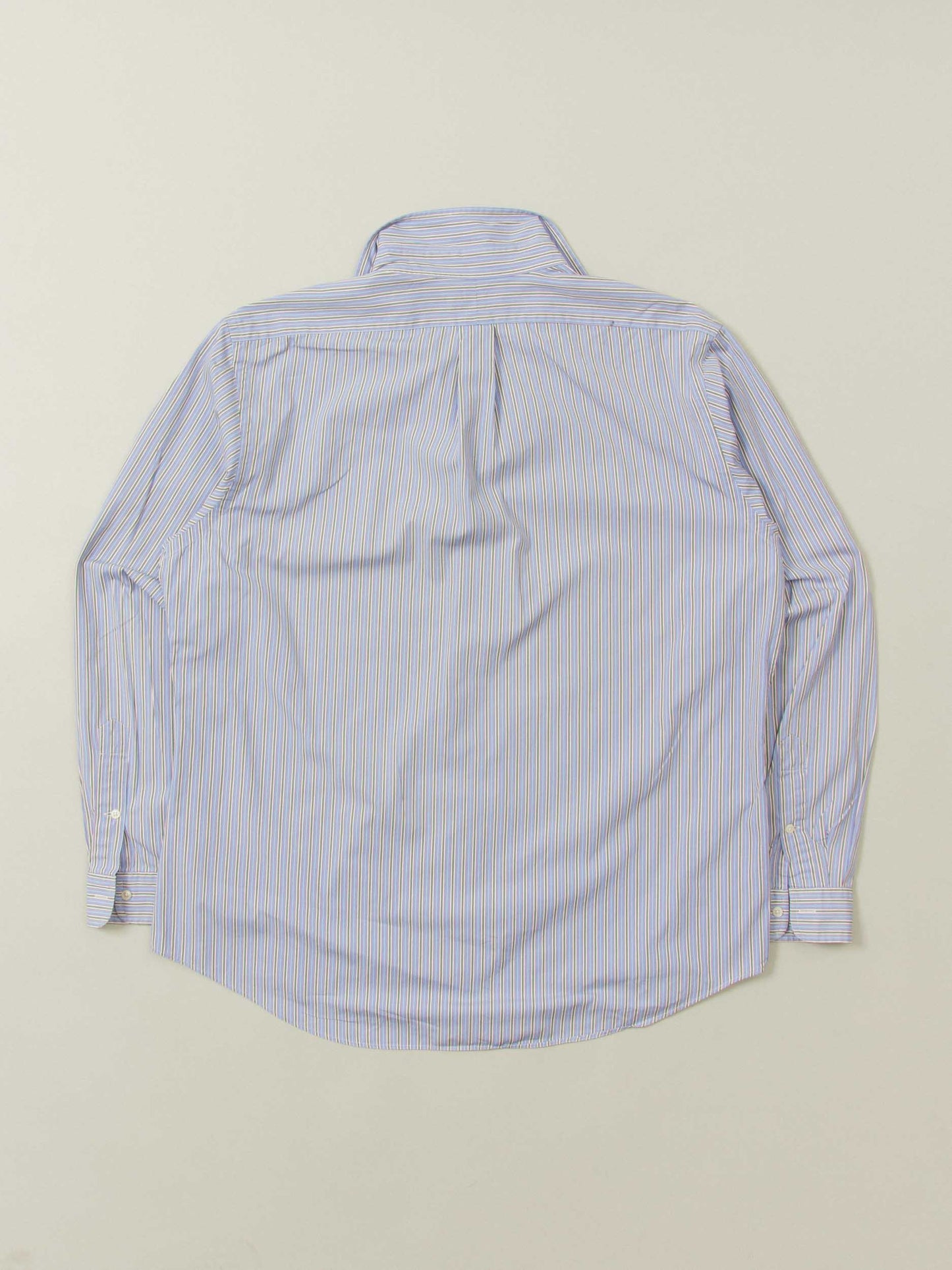Vtg 1990s Striped Ralph Lauren Shirt (XXL)