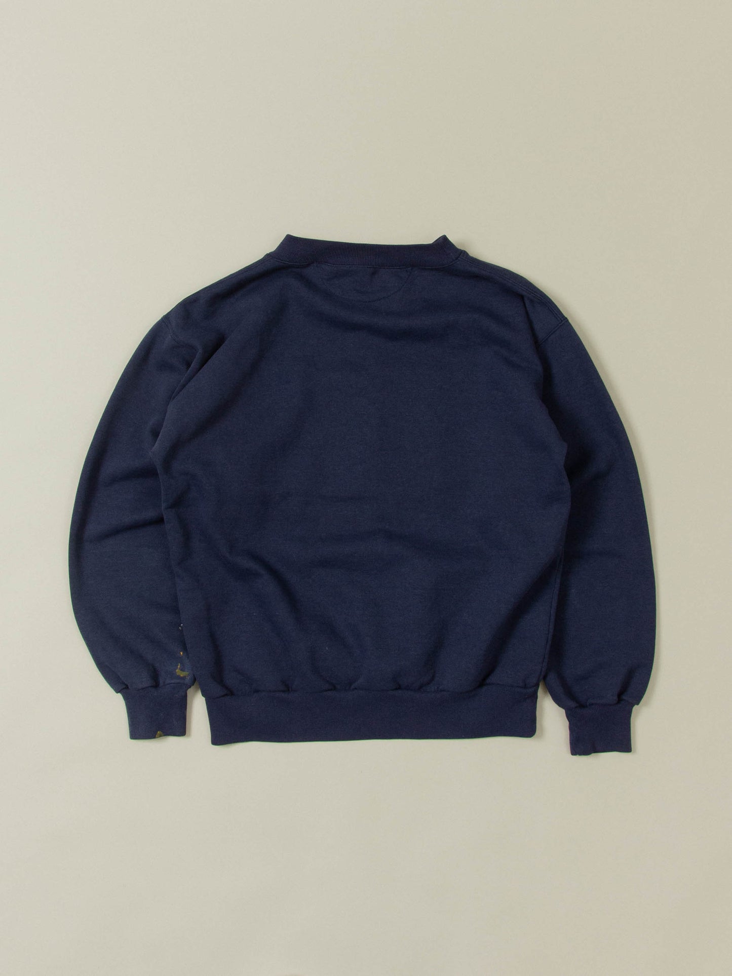 Vtg Heavyweight 'Navy' Sweatshirt (L)