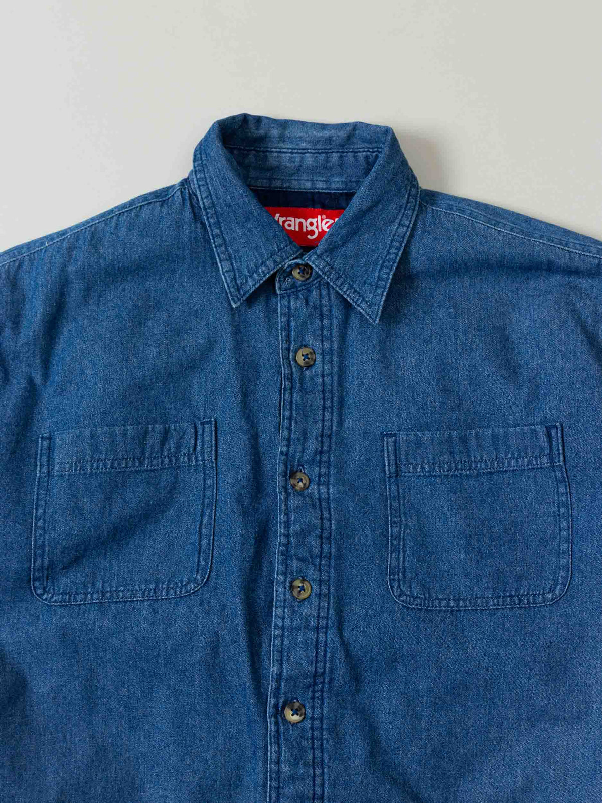 2000s Wrangler Lined Denim Shirt (M/L)