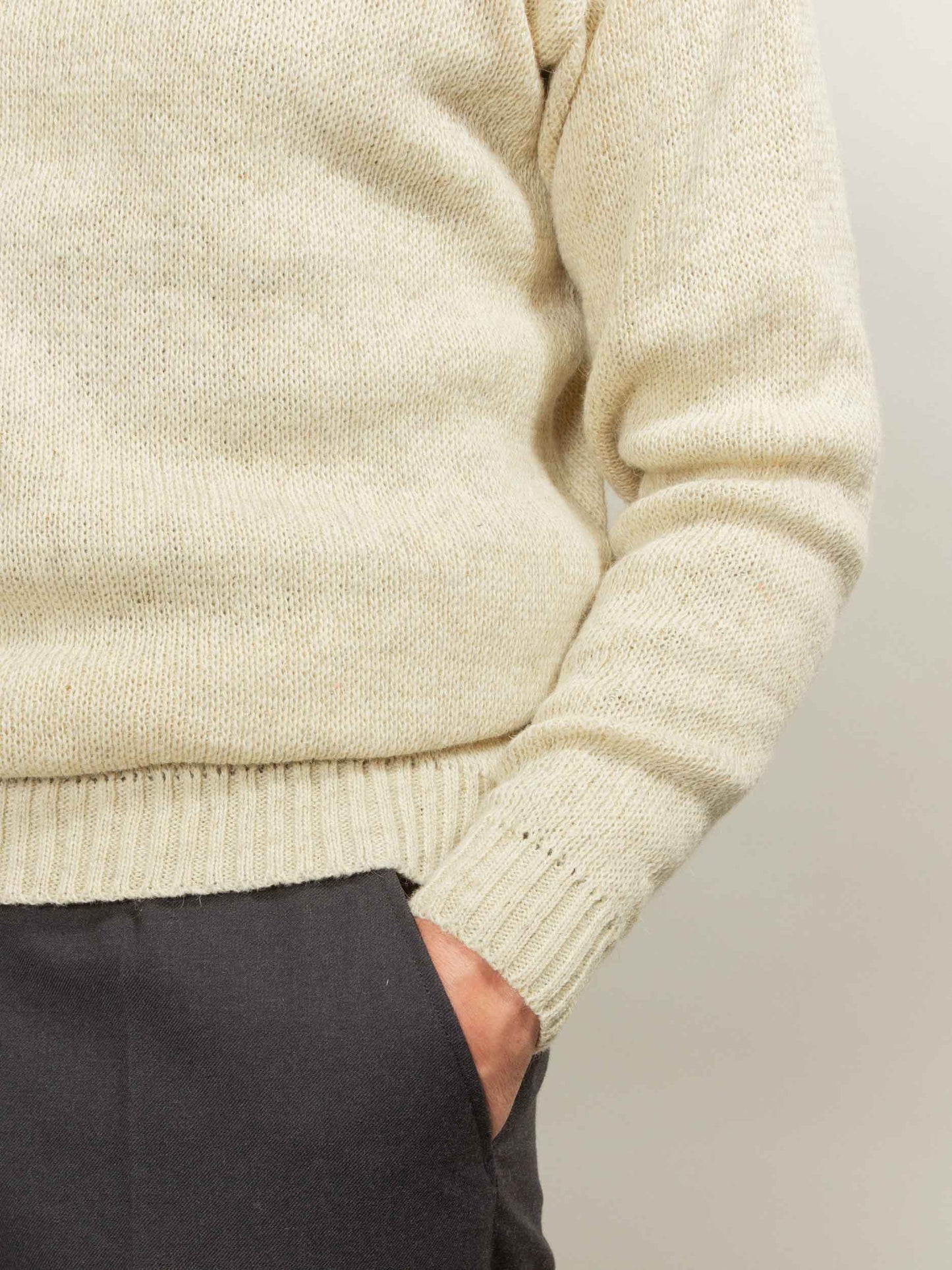 Deadstock 1980s Russian Army Turtleneck Wool Sweater